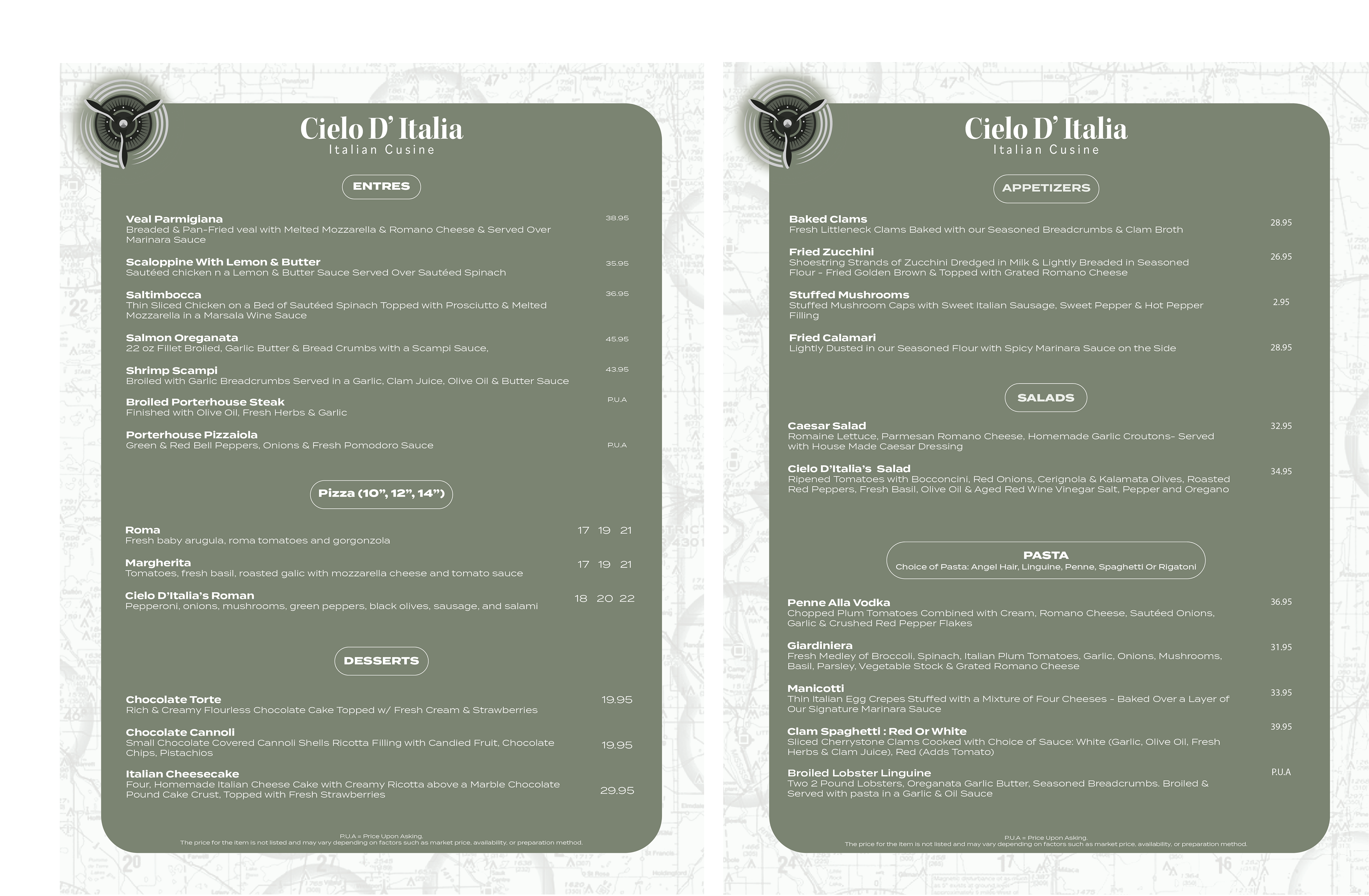 Restaurant Campaign Menu