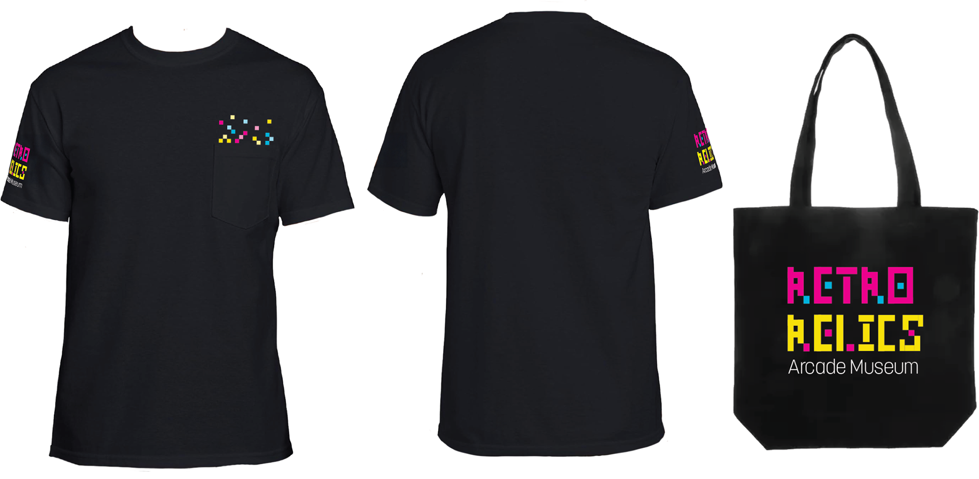 Retro Relics Tee shirt and Tote bag