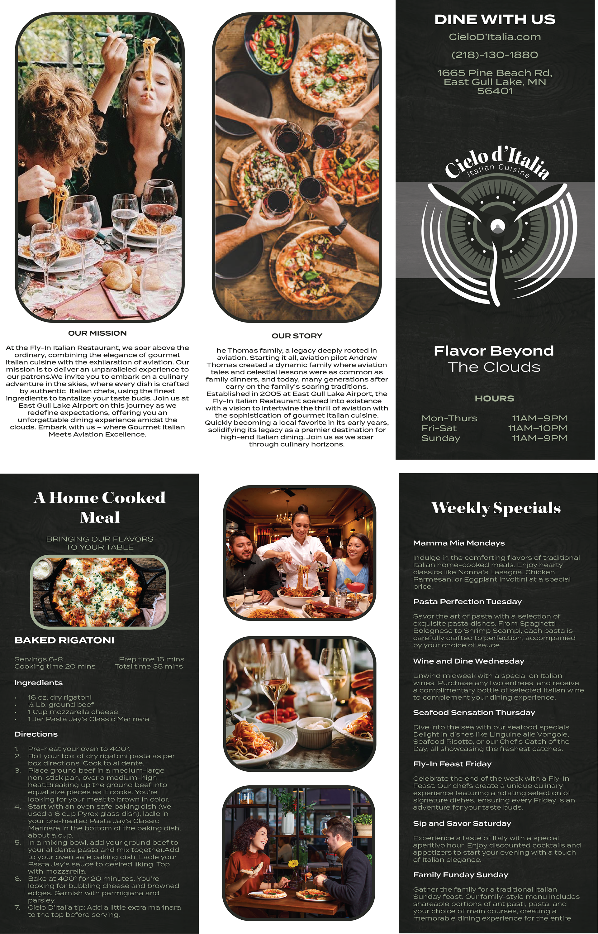Restaurant Campaign Brochure