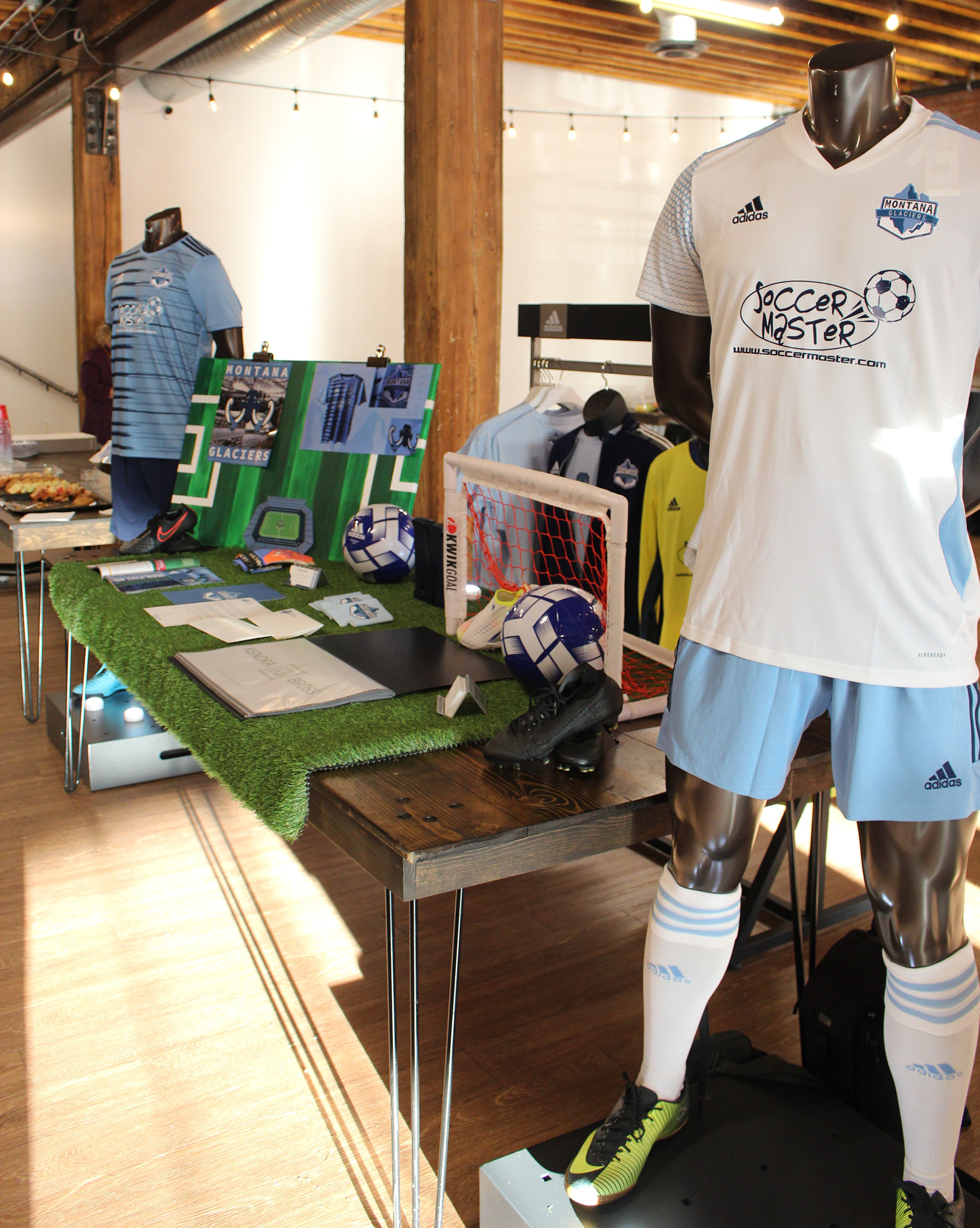 Senior Thesis Project: Fictional MLS Team "Montana Glaciers" Full Display