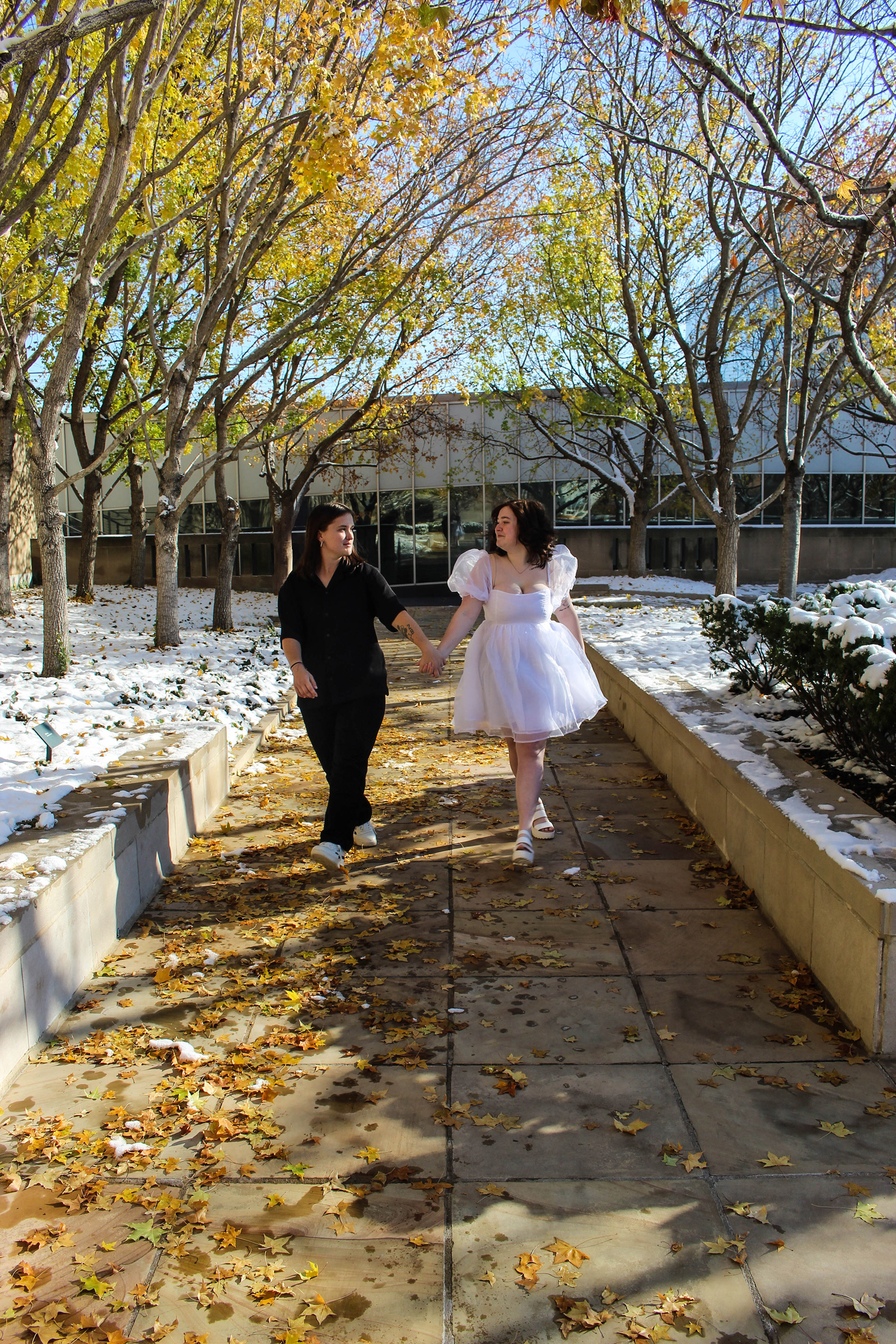 Couple Engagement Photoshoot - Nelson-Atkins Museum of Art