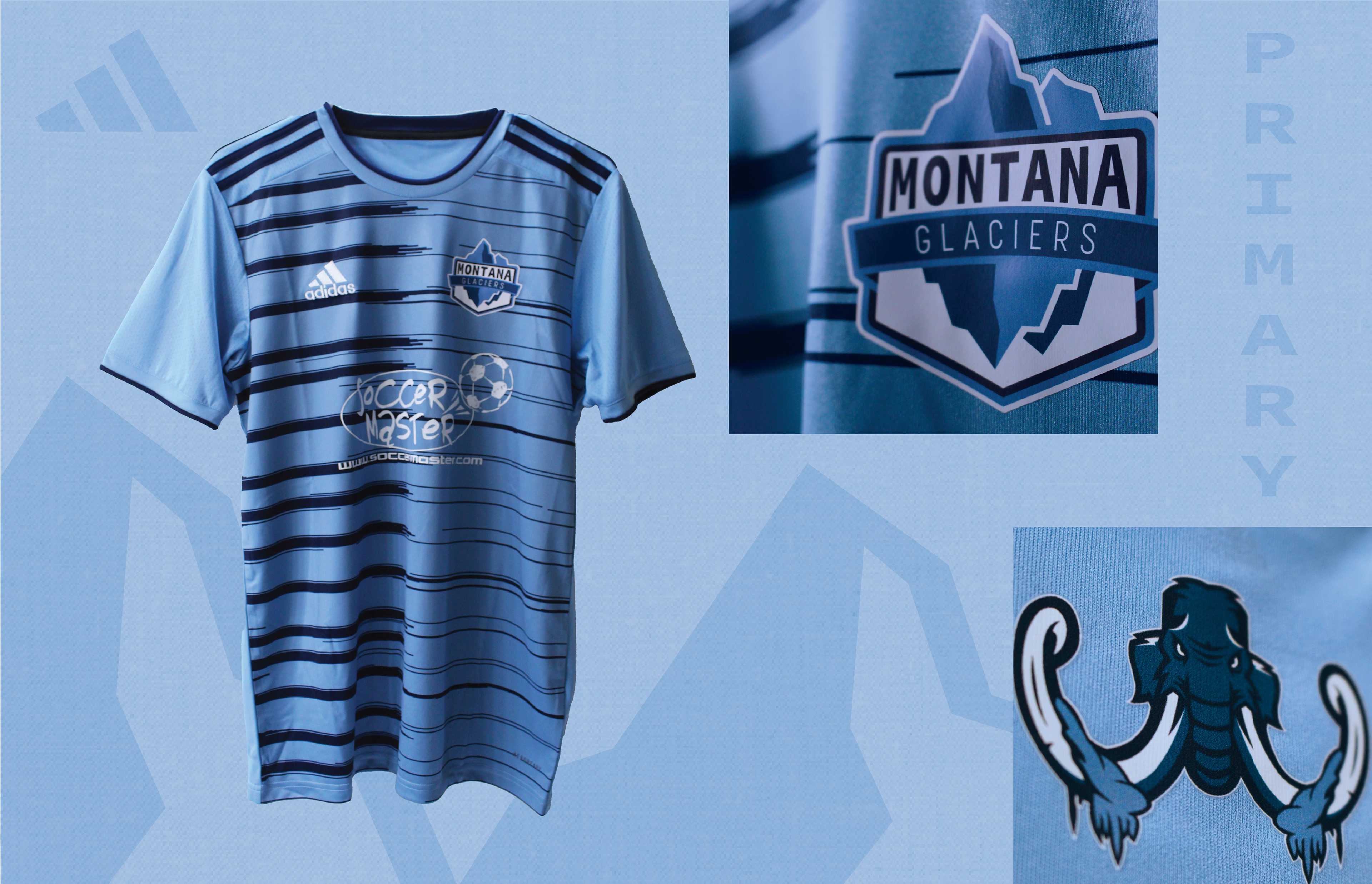 Senior Thesis Project: Fictional MLS Team "Montana Glaciers" Poster