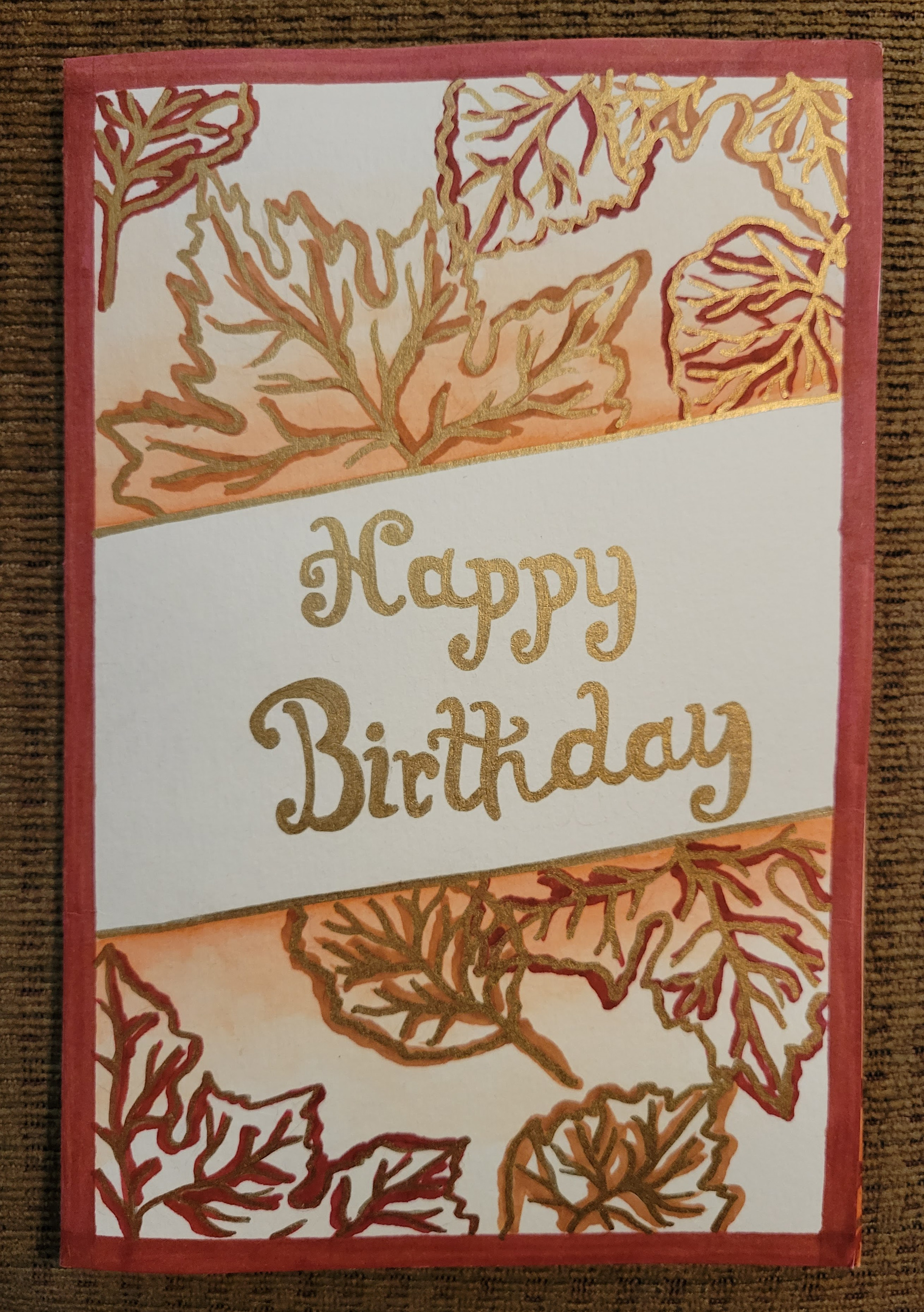 Handmade Birthday Card Cover
