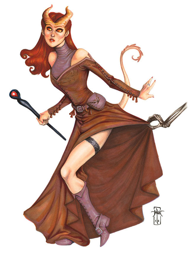 Tiefling Pinup - 2010