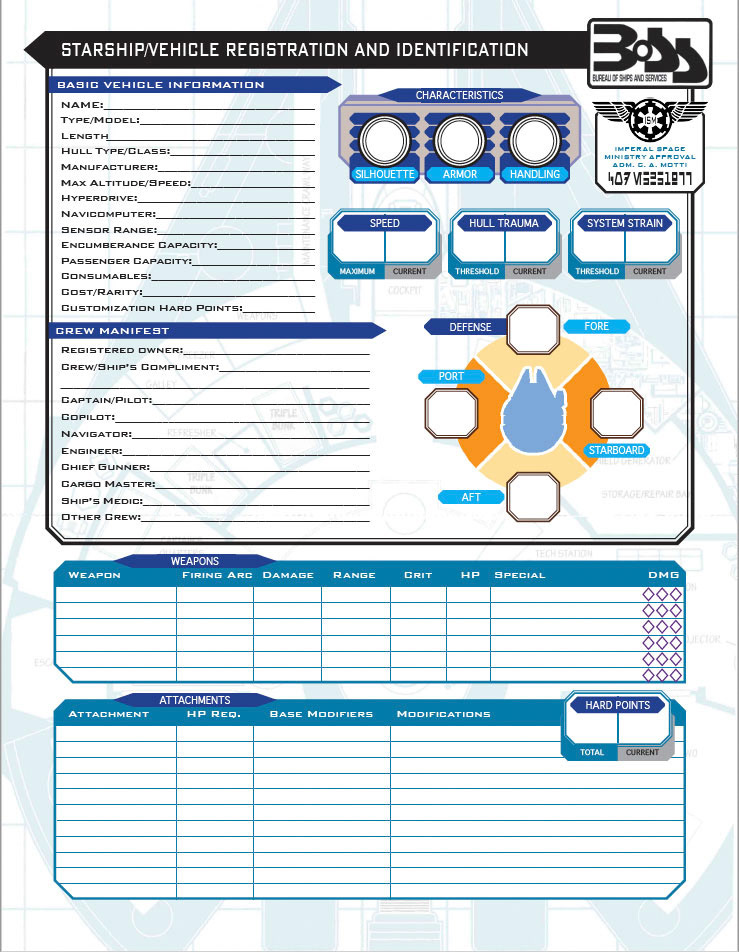 Talon Dunning - Character Sheet Archive