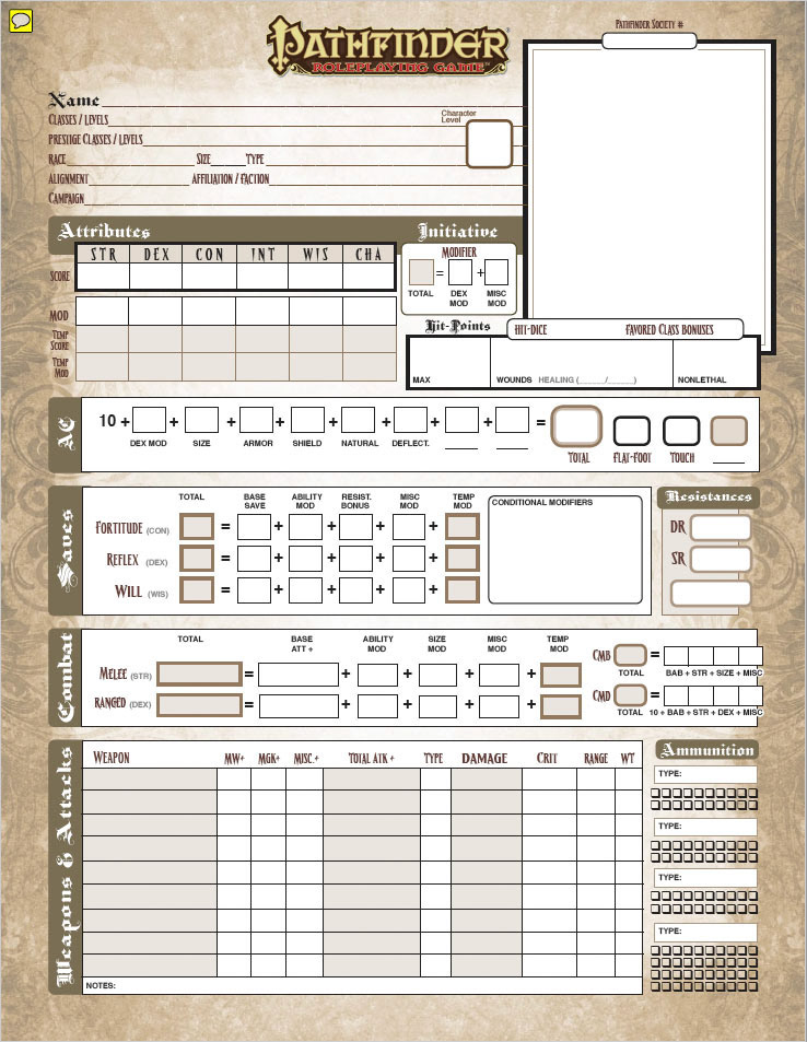 Pathfinder 1e - v.3