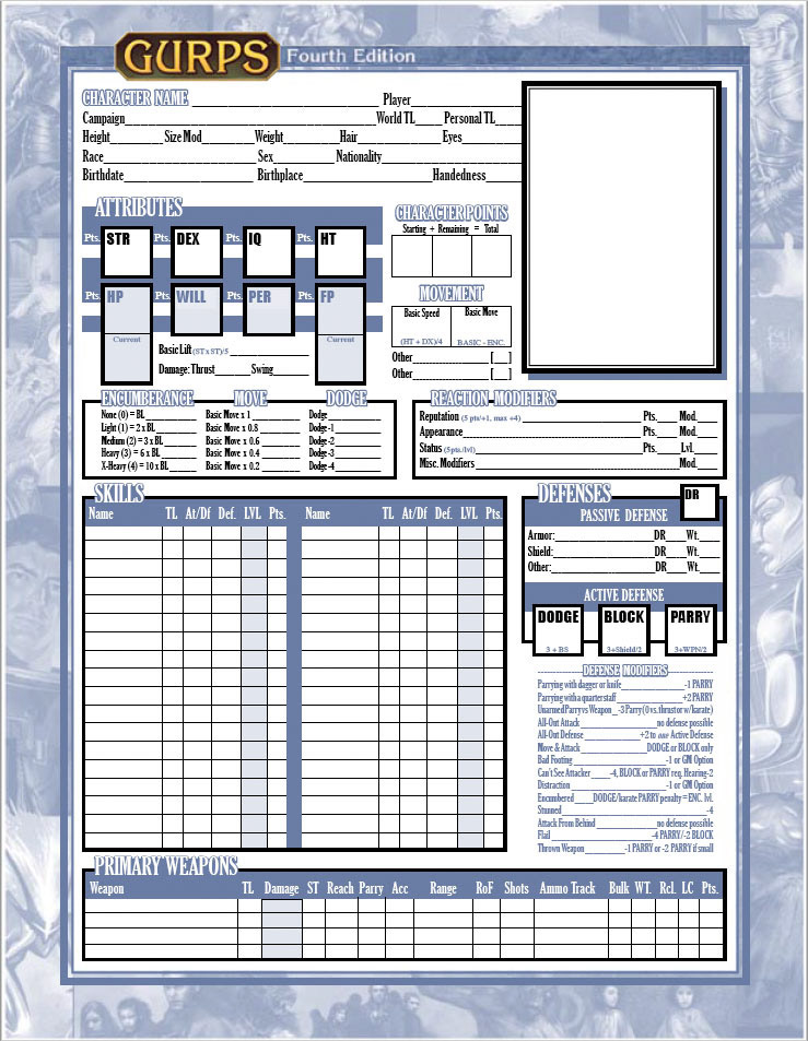 GURPS 4e - v.1