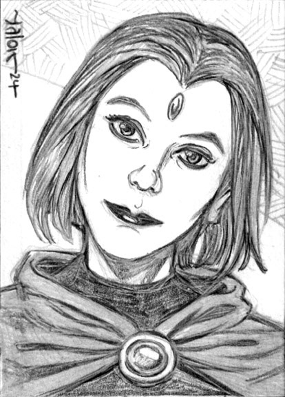 Raven (sketch card) - 2024