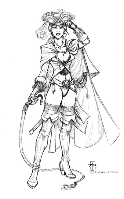 Sareena Foxe (adventuring outfit) - 2006