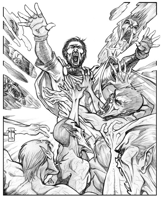 Michael Throws Off the Vampire Dogpile - 2005