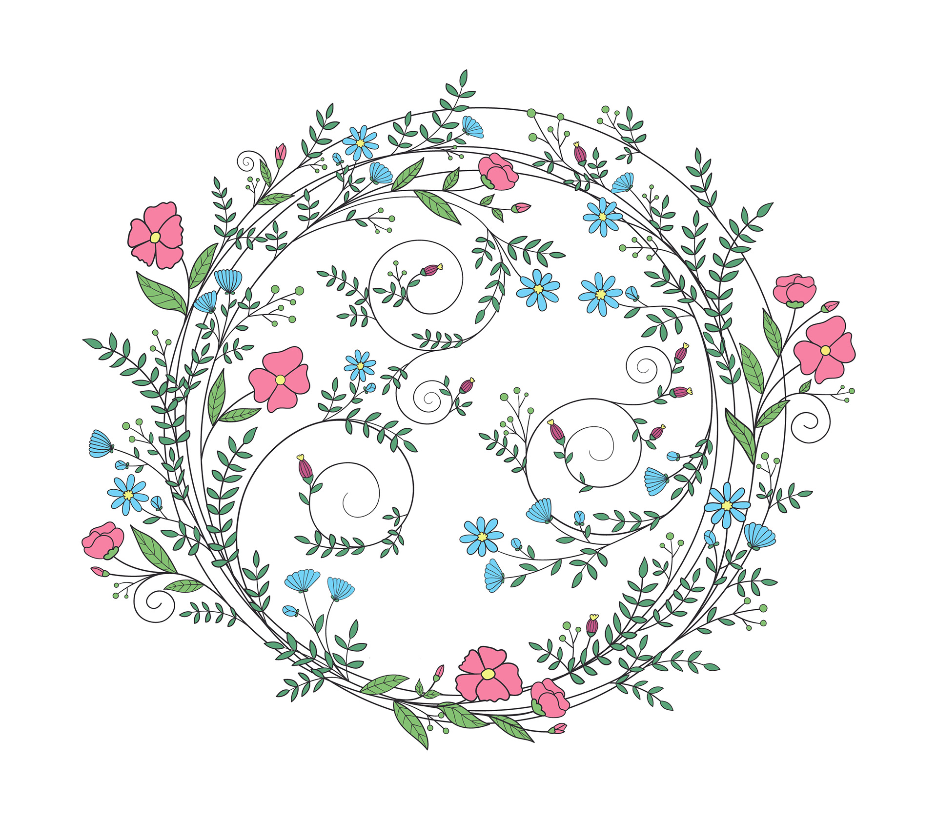 Flower wreath