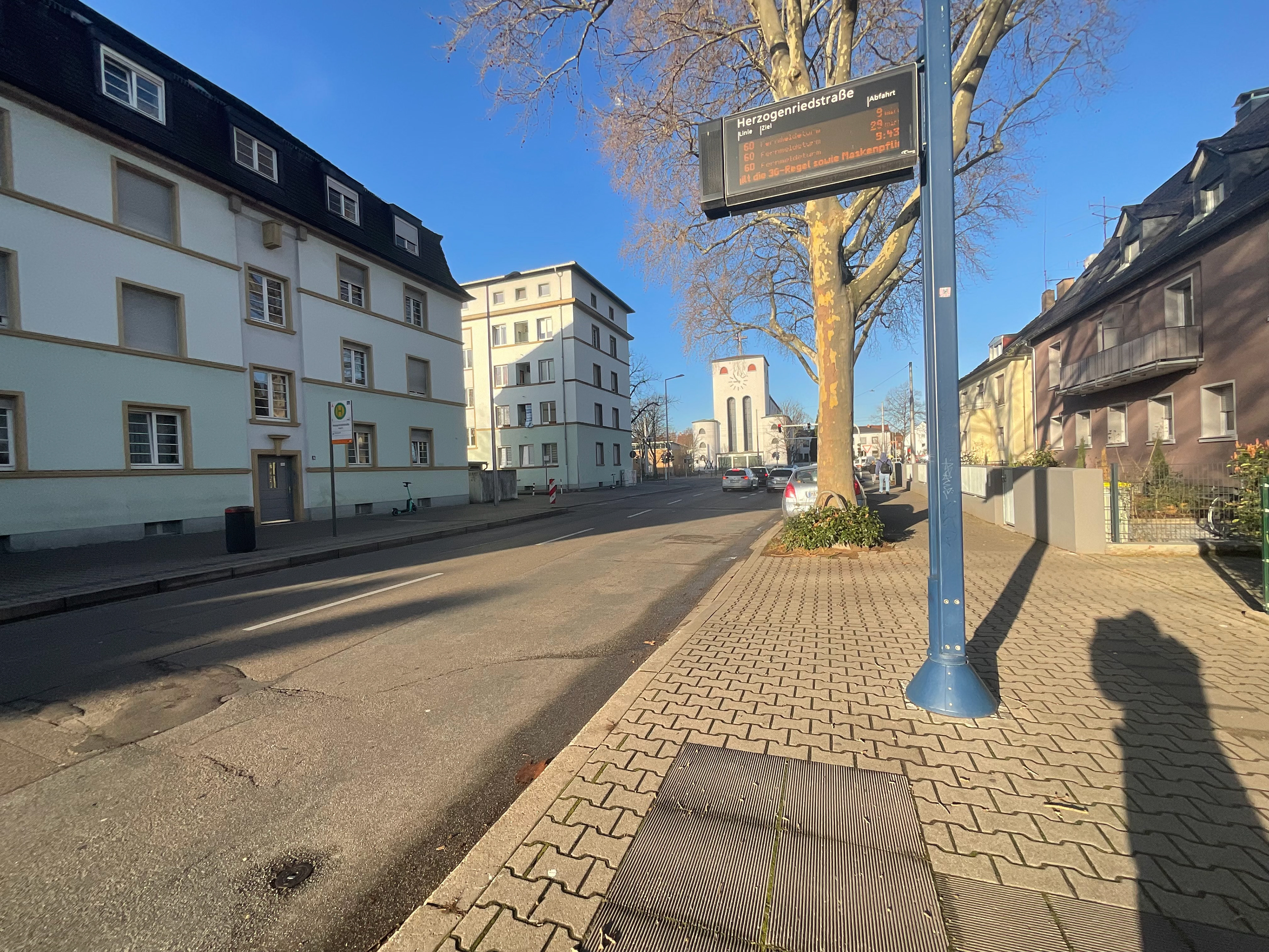 The bus stop of every morning