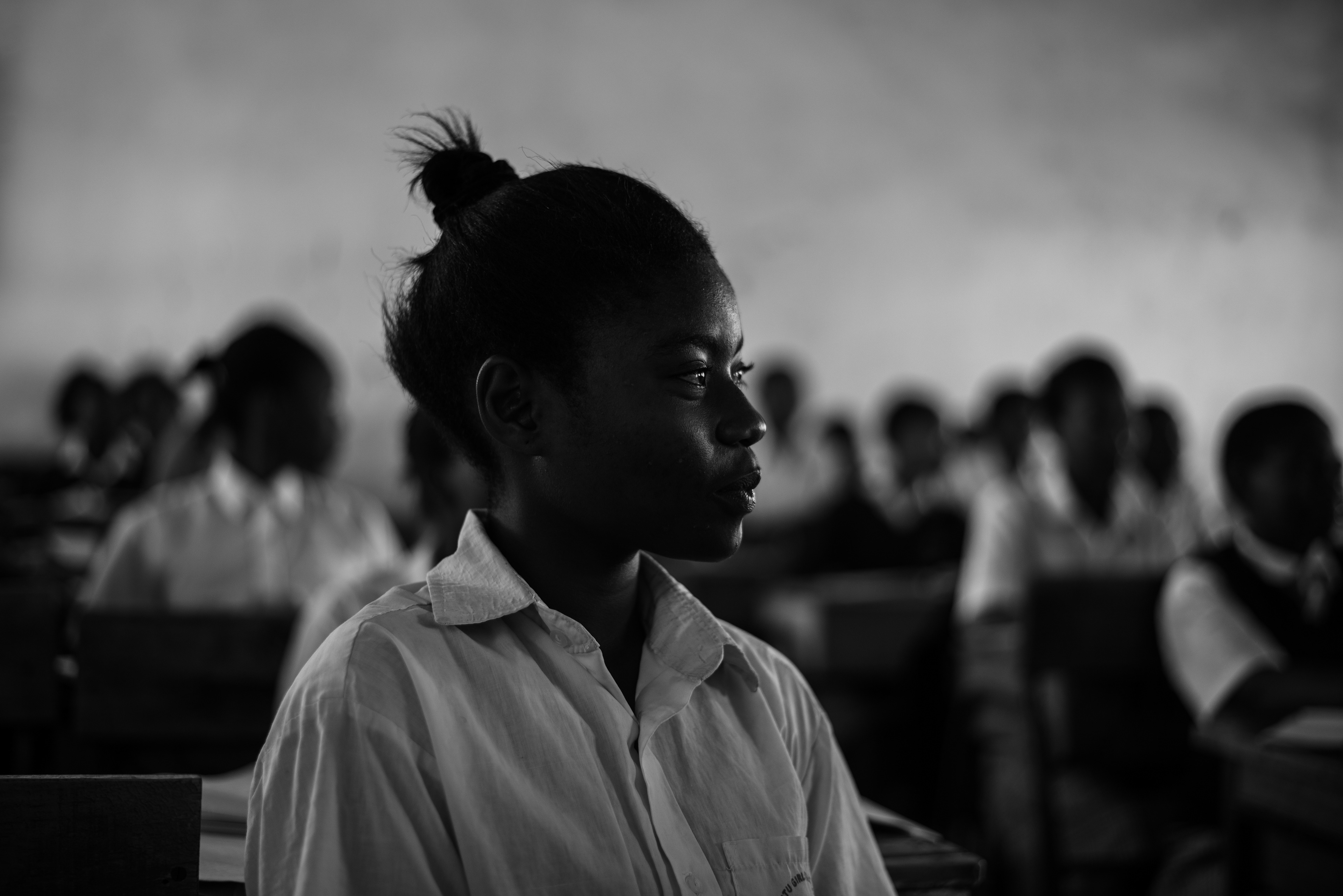 Girl at school