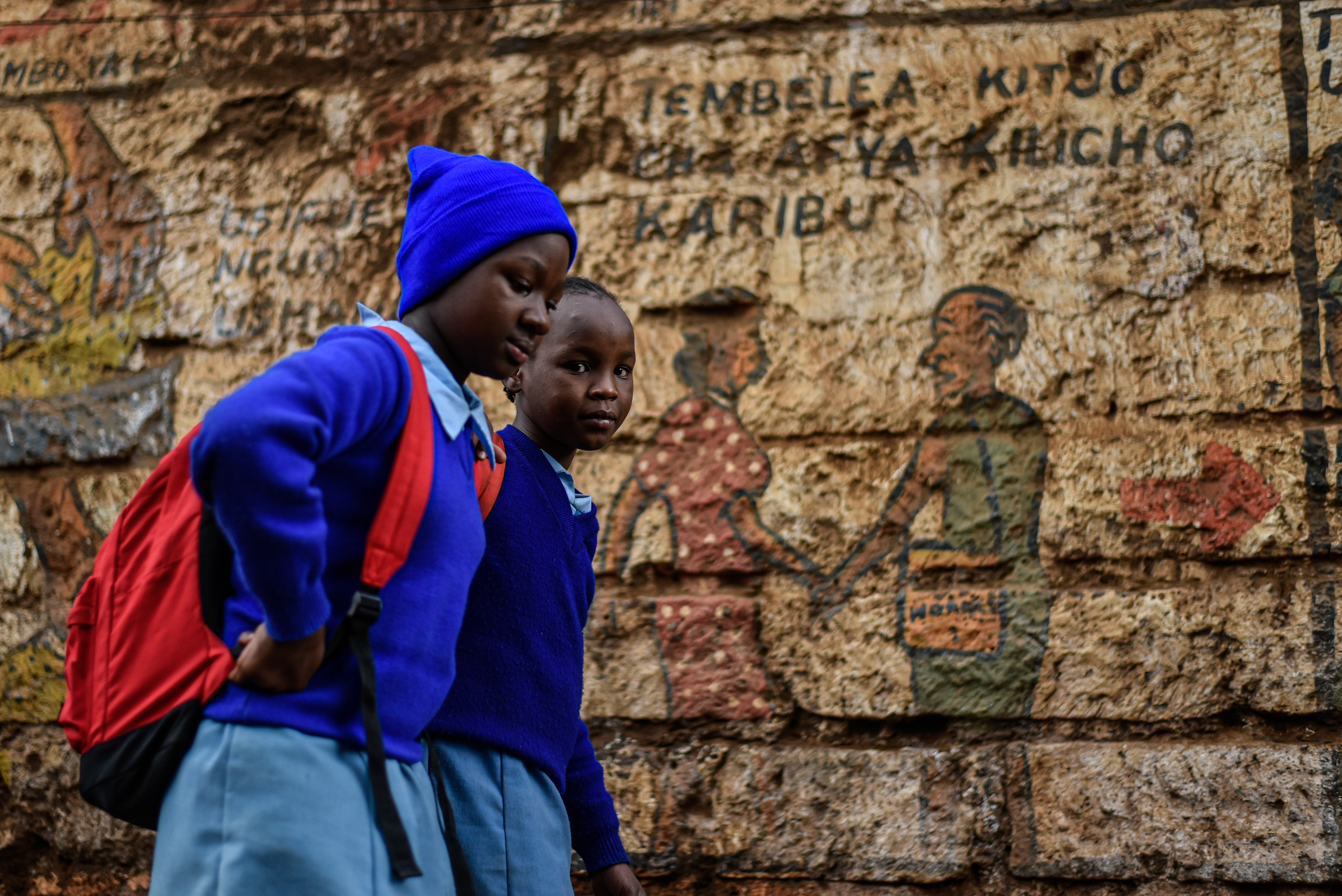 Children from Libera slum