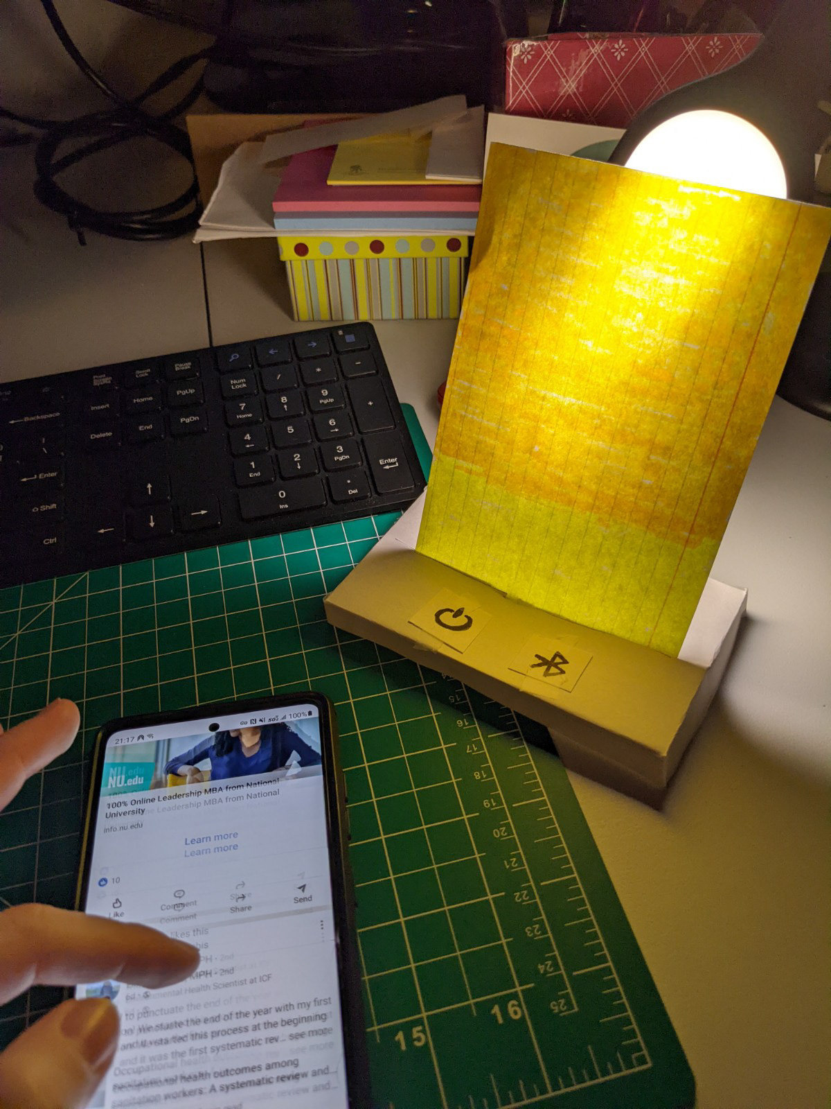 Scroller Flare: a product that integrates a visual indicator with the user’s phone activity to establish a more healthy scrolling habit