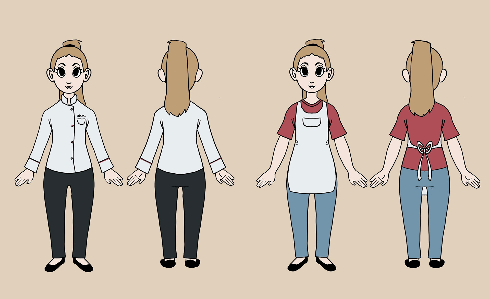 Outfit concept for Tiny Baker's Lily. 