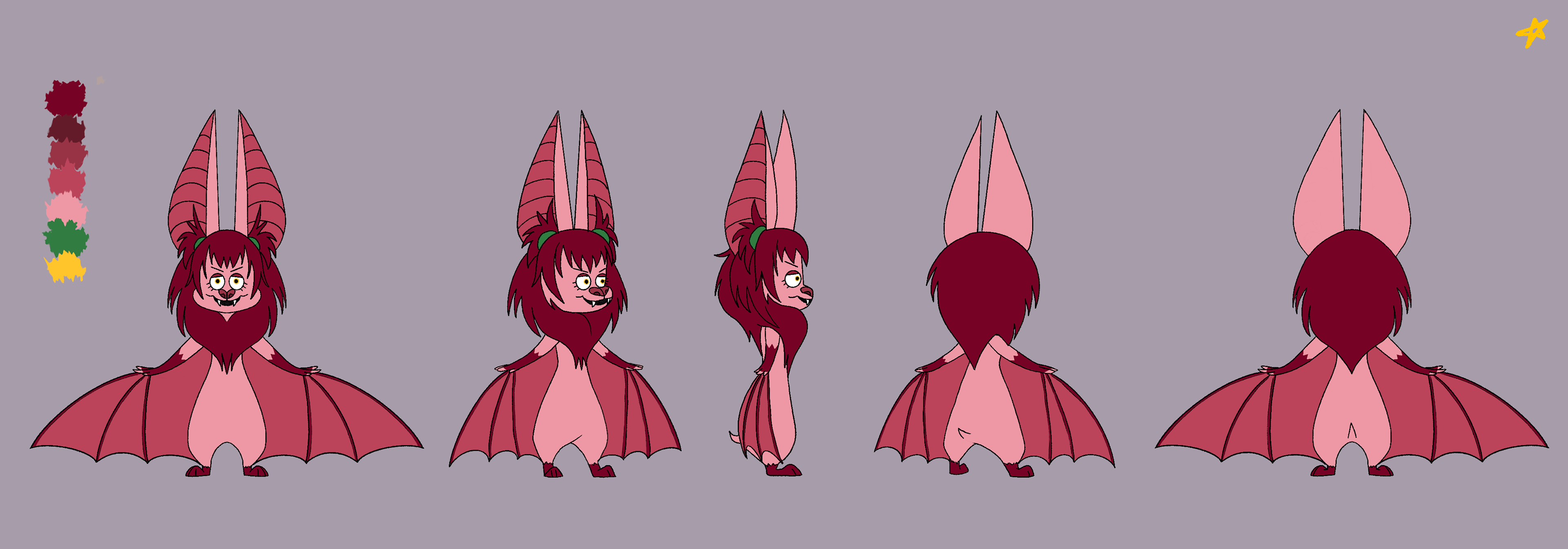 strawberry fruit bat