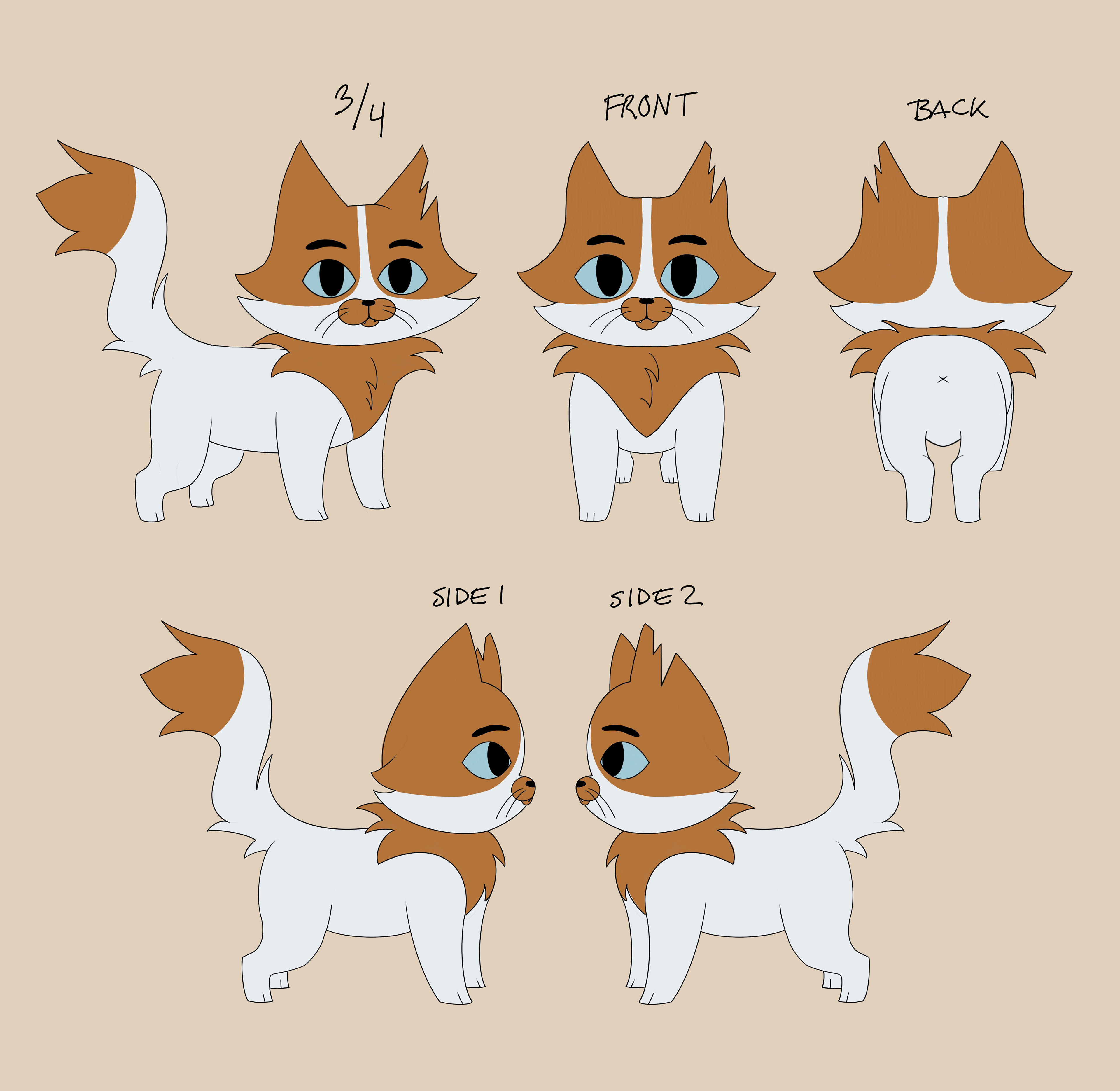 Cat concept for Tiny Baker 