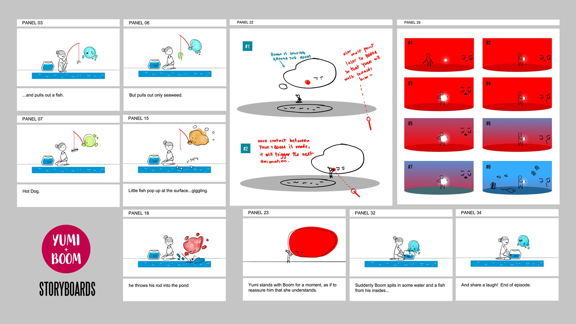 Storyboards for Episode One