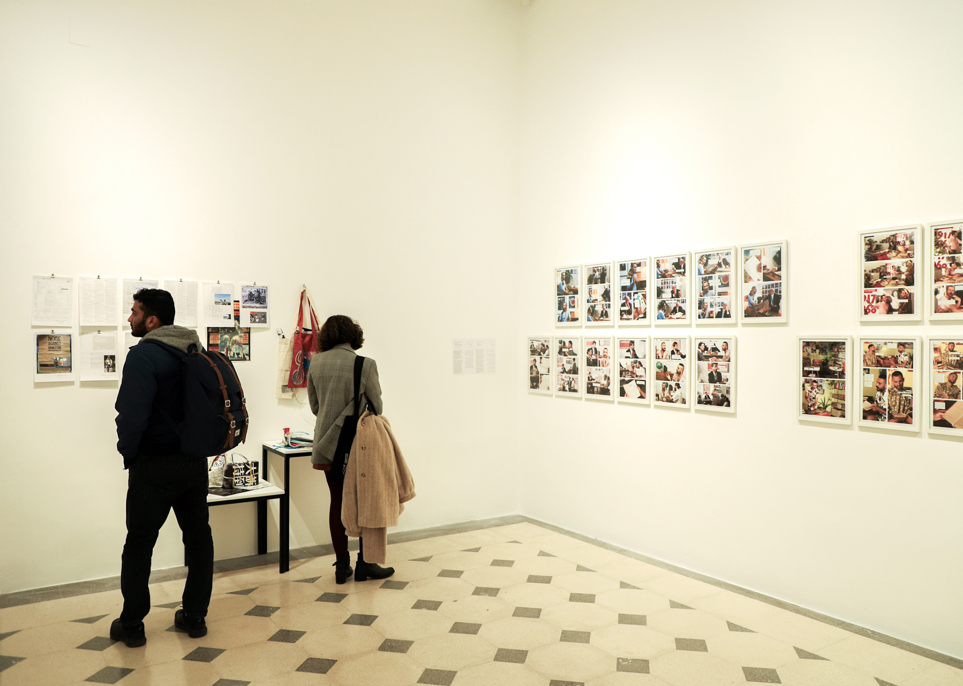 Installation view, Borrowed Faces: Framed Photographs 4 scenes, MMAG, Amman, Jordan, 2020