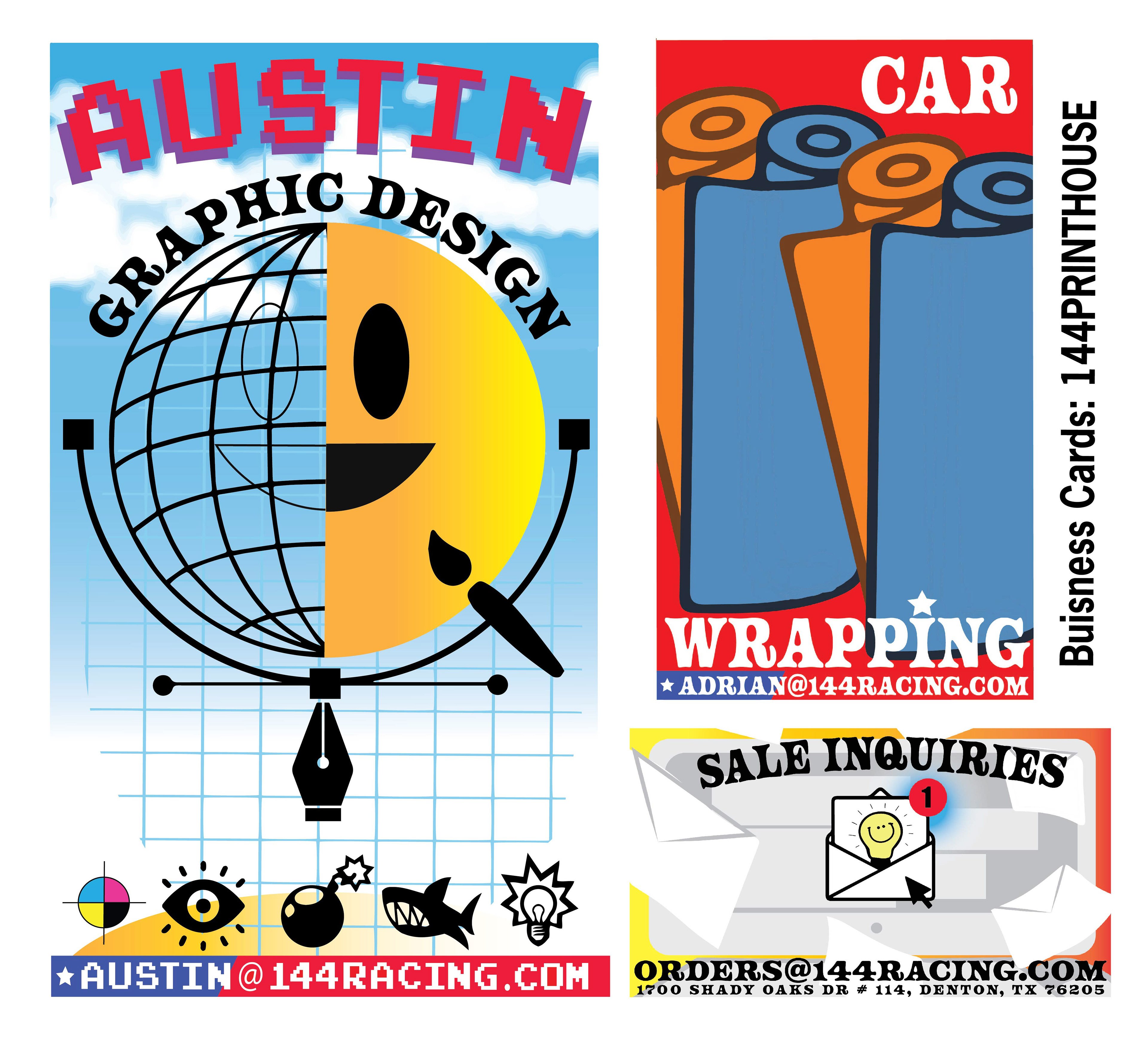 144Printhouse: business cards