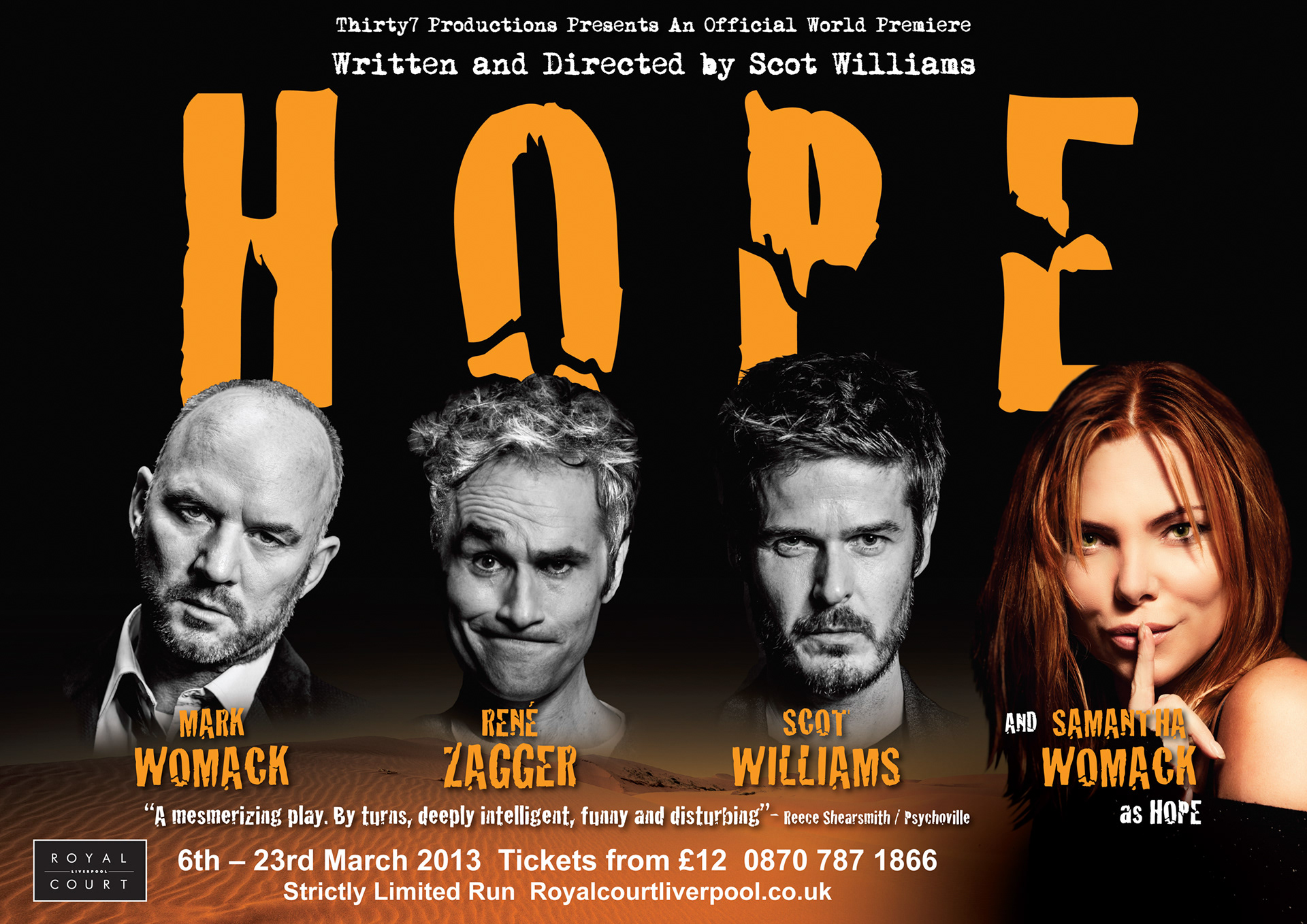 "HOPE" Royal Court Theatre by Michelle George 