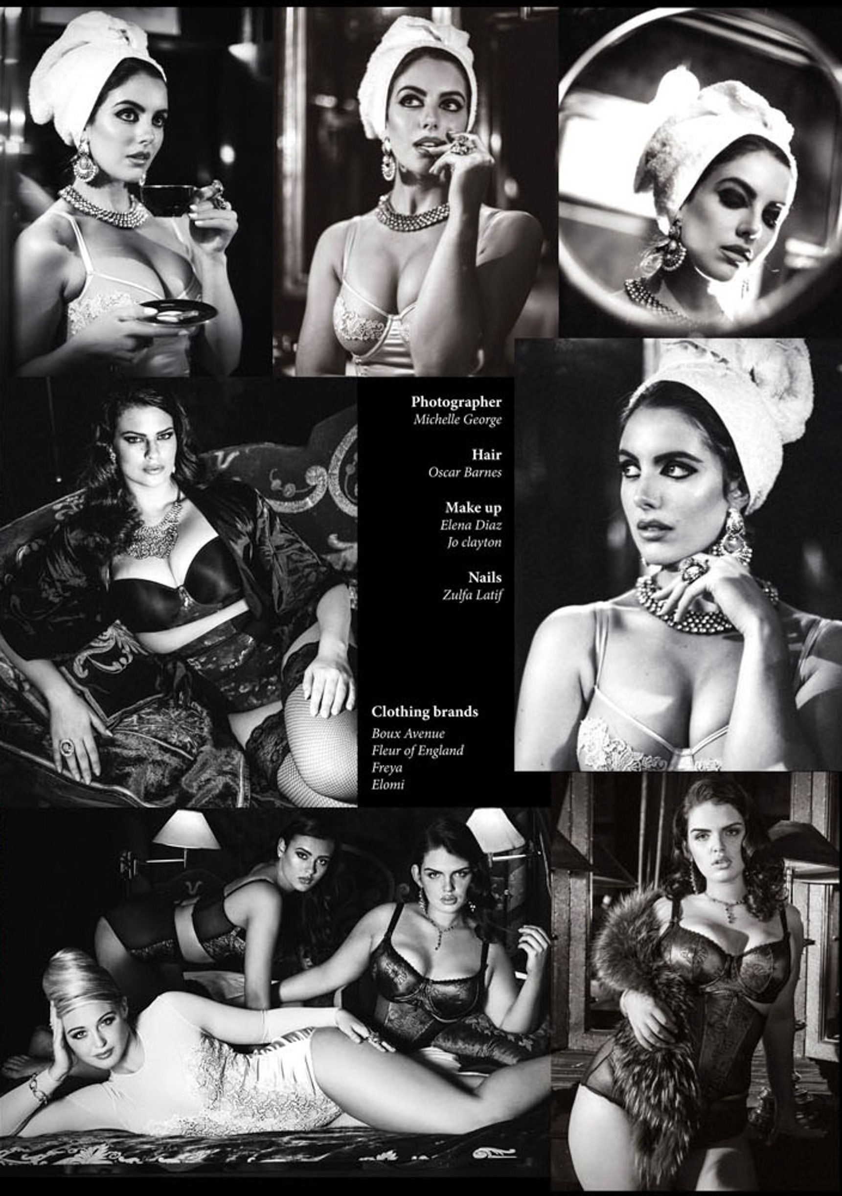 Models 1 Femme Fatale Campaign by Michelle George 