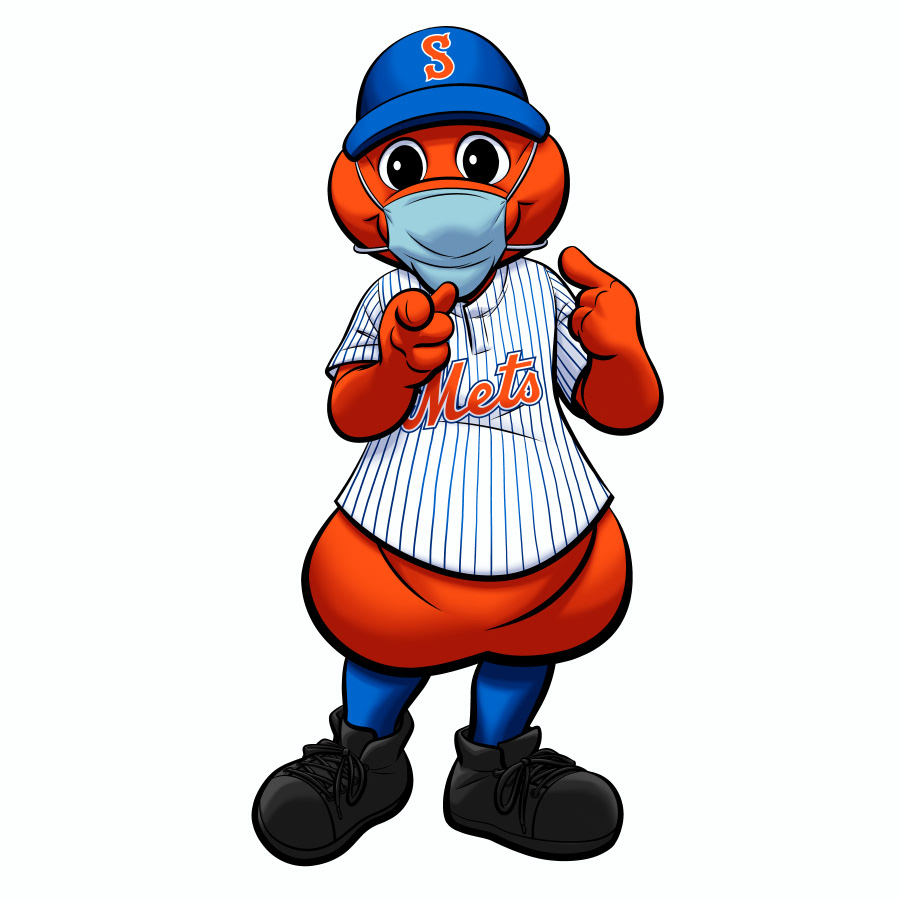 Mascot Scooch 2019 Syracuse Mets Team Card