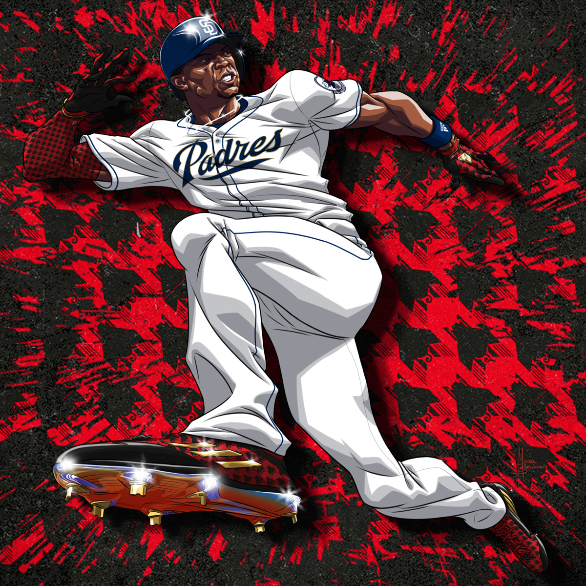 Michael Borkowski - adidas 2015 MLB All-Star art
