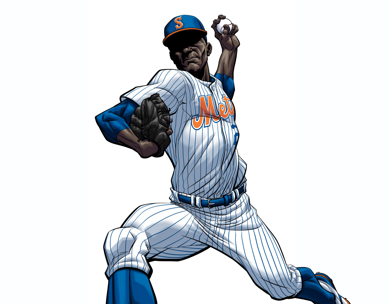 Michael Borkowski - Syracuse Mets Scooch Mascot Art