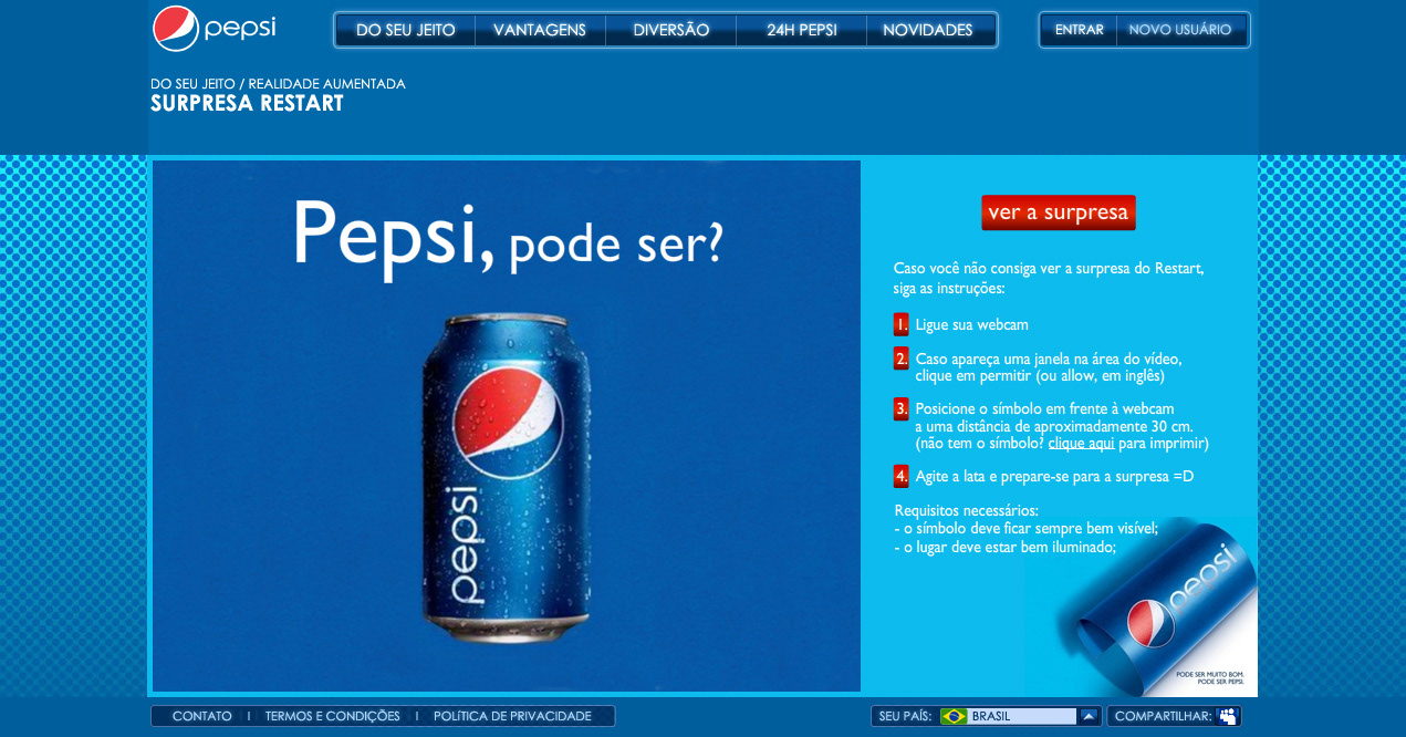 Fabiano Pessoa - PEPSI - Augmented Reality / Project management