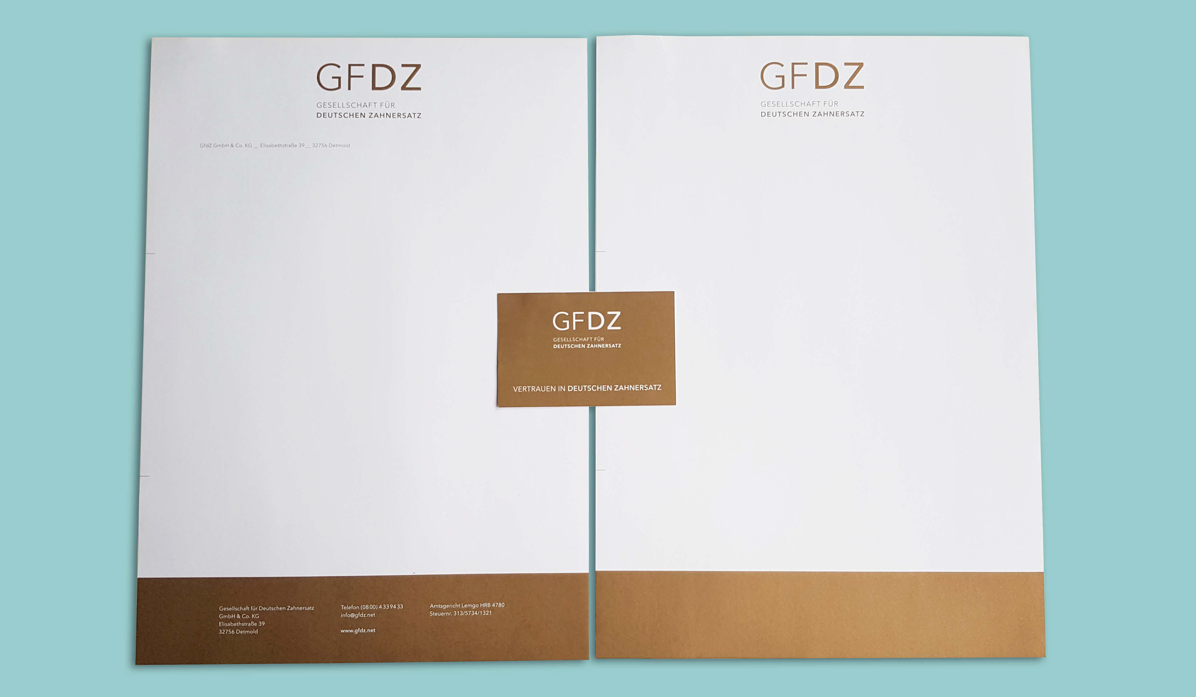 Geschäftsausstattung GfDZ