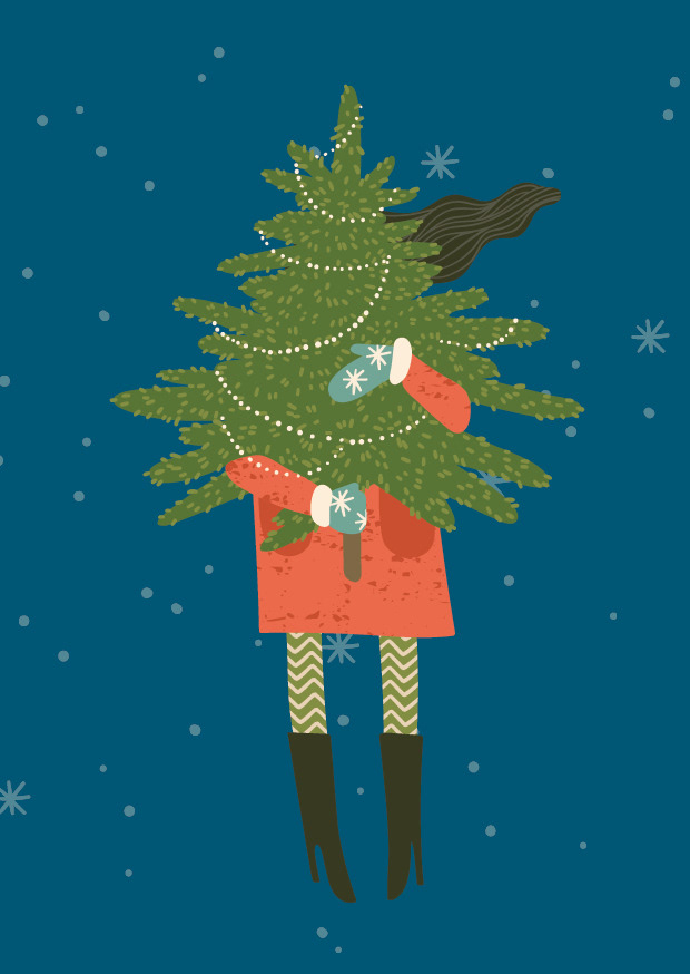 Illustration Weihnachtspost 2019