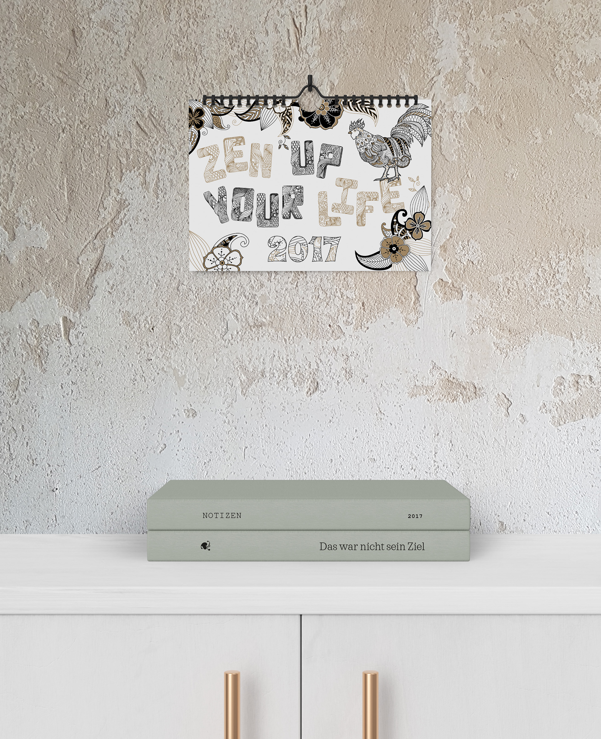 Wandkalender zum Ausmalen