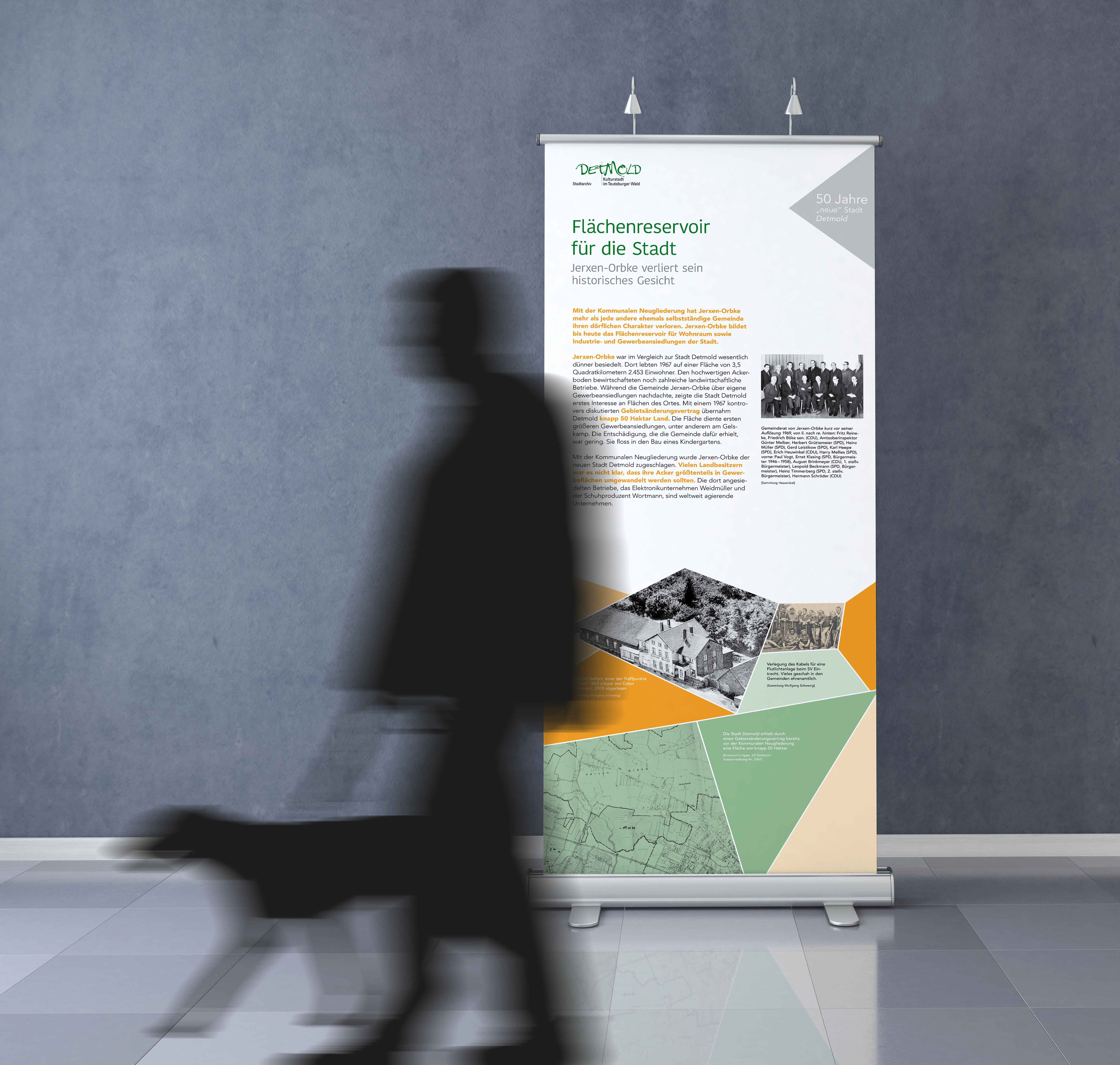 Rollup »50 Jahre Gebeitsreform in Lippe«