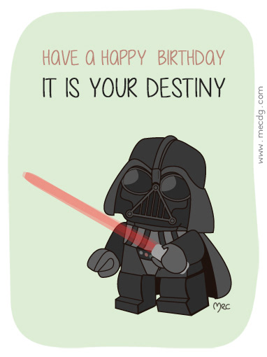 Diseño de personaje y tarjeta de cumpleaños