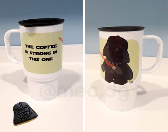 Diseño de personaje - Taza personalizada
