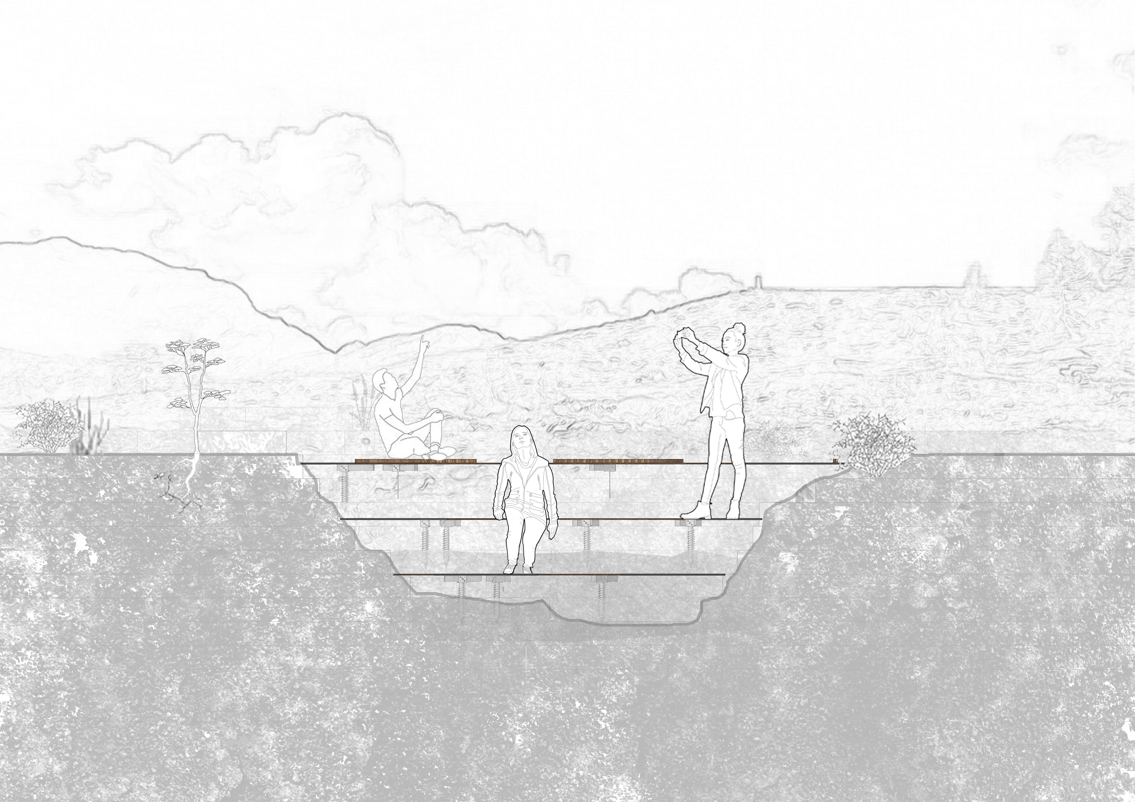 Coupe de projet : Le gradin