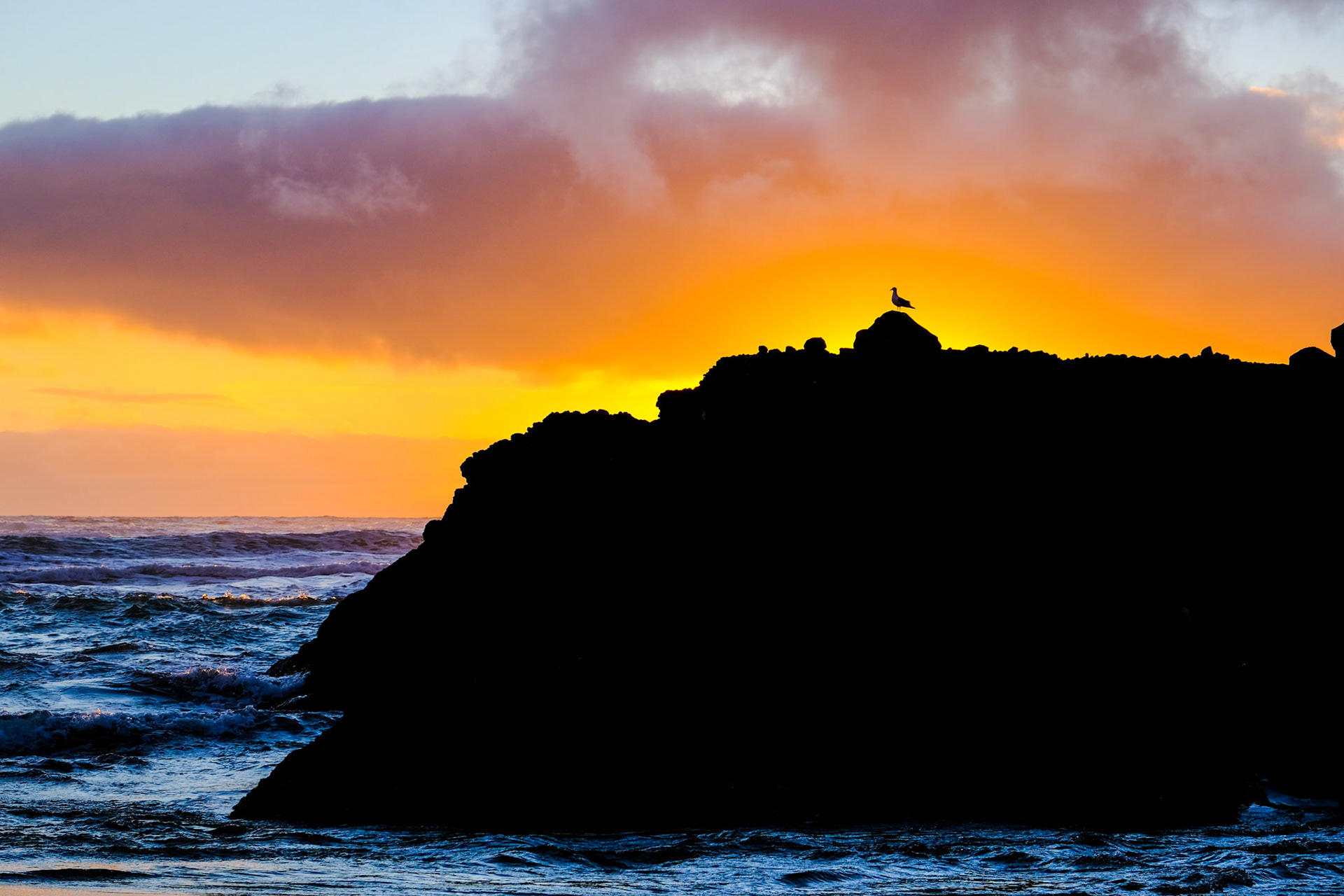 Sunset @ Piha Beach