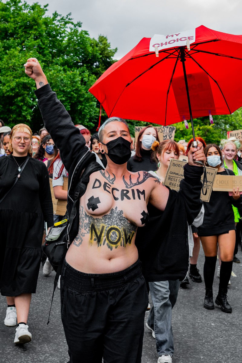 Pro-Choice Abortion March, Bristol, July 2022