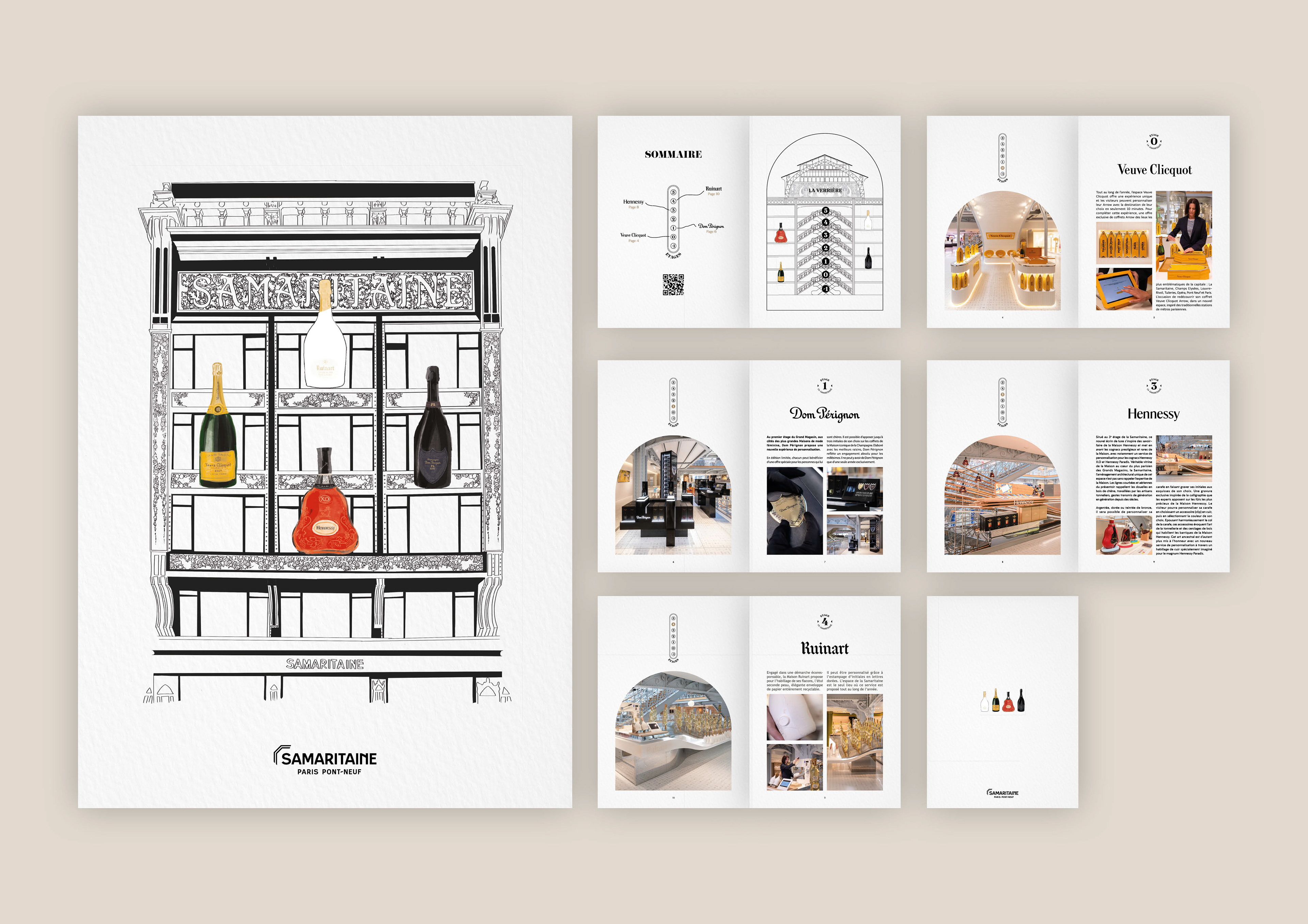 Leaflet for Hennessy, La Samaritaine