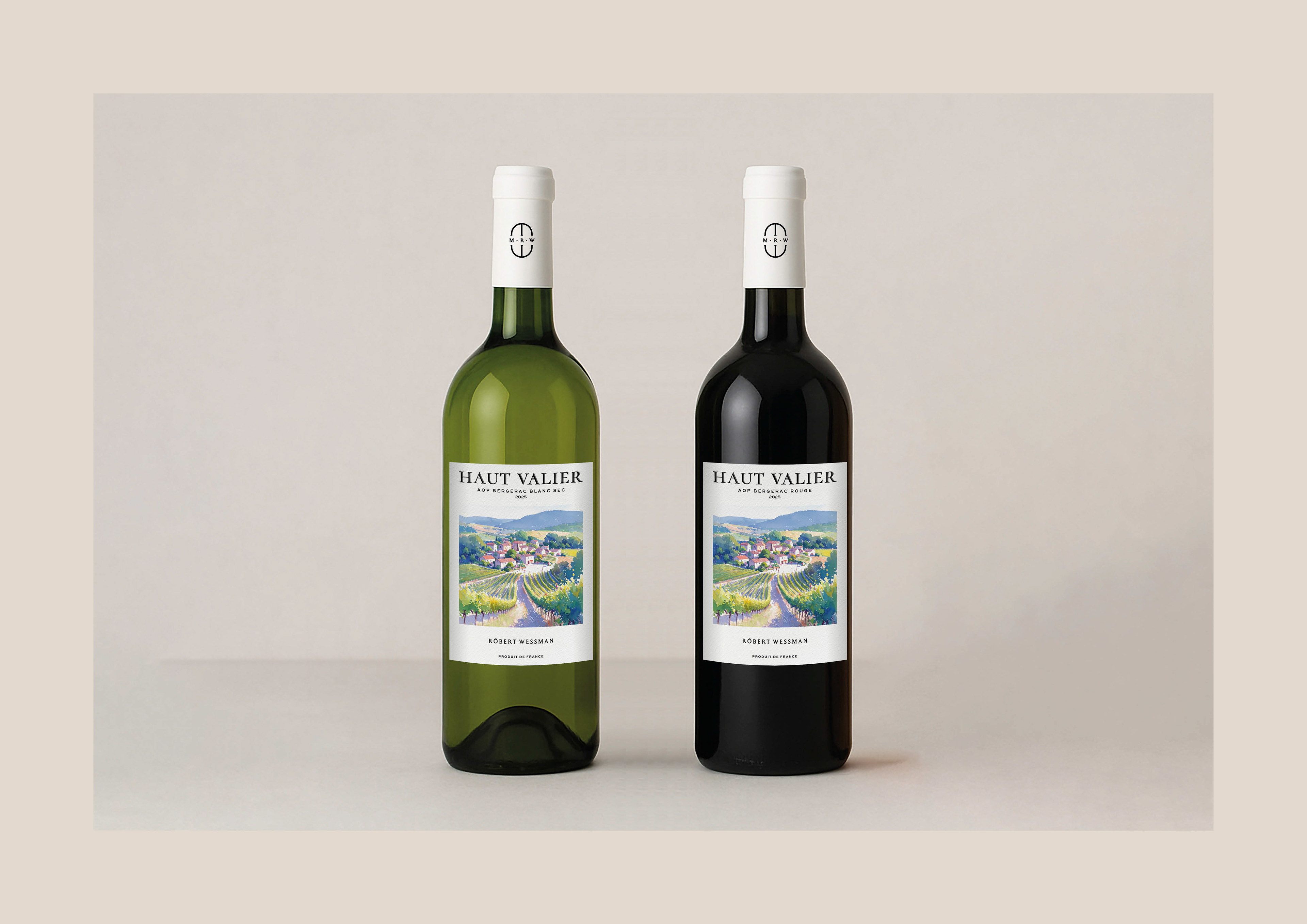 Création étiquettes vin GD