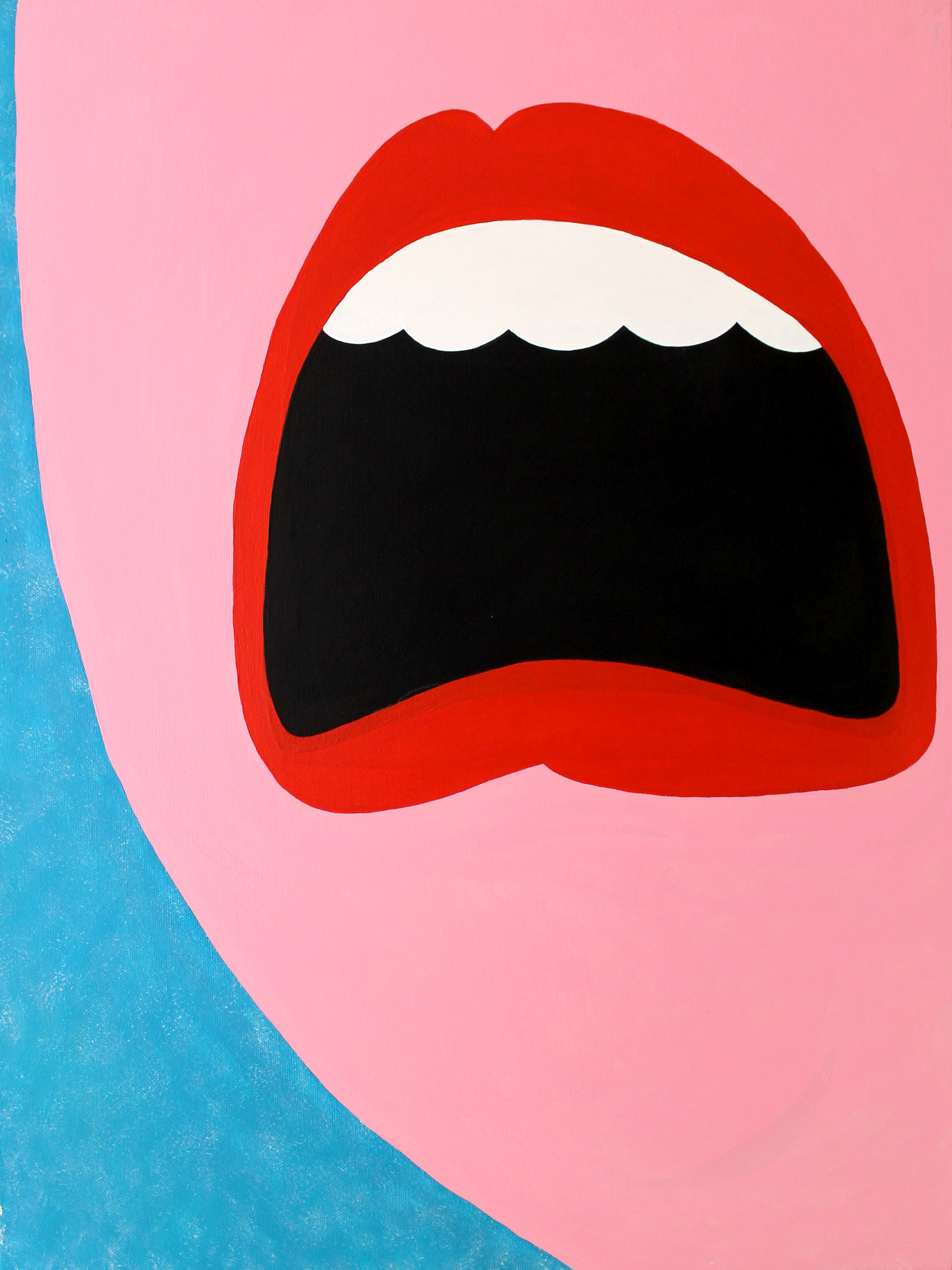 OMGGG - 2014, acrylic paint, 46 x 61cm