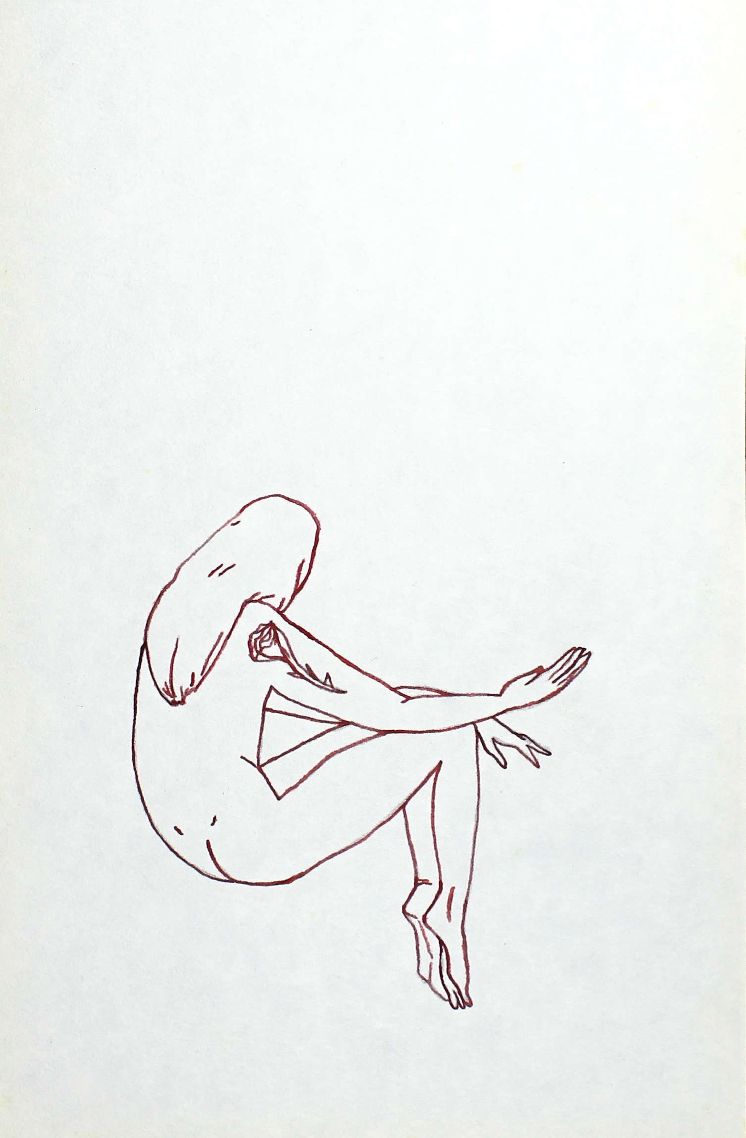 Rose Arm Tattoo - 2014, gouache on paper, 21 x 14cm