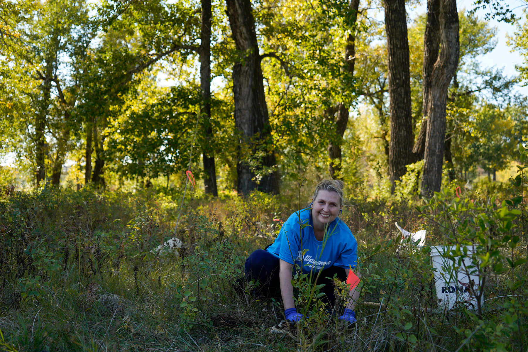 Tree Planting Event at Fish Creek Provincial Park, Calgary