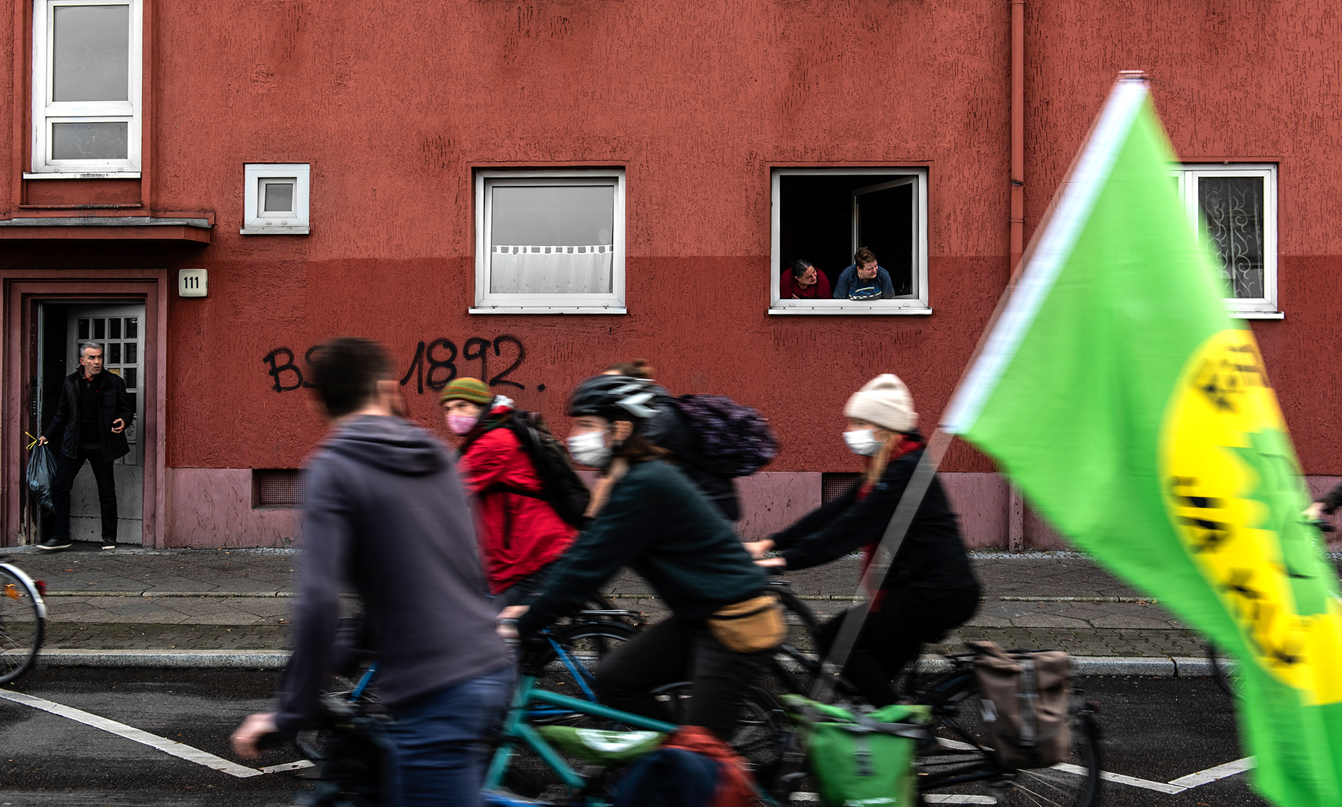 Bike protest "Danni bleibt"