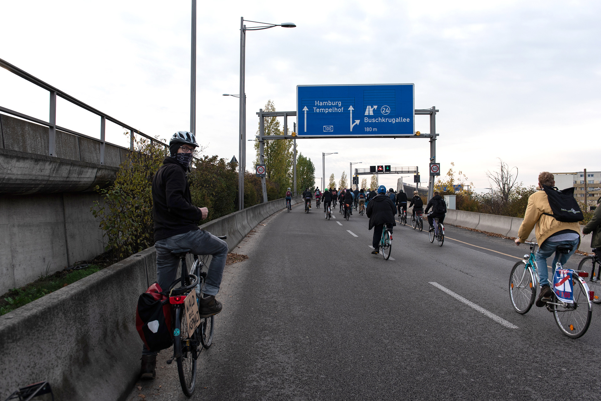 Bike protest "Danni bleibt"