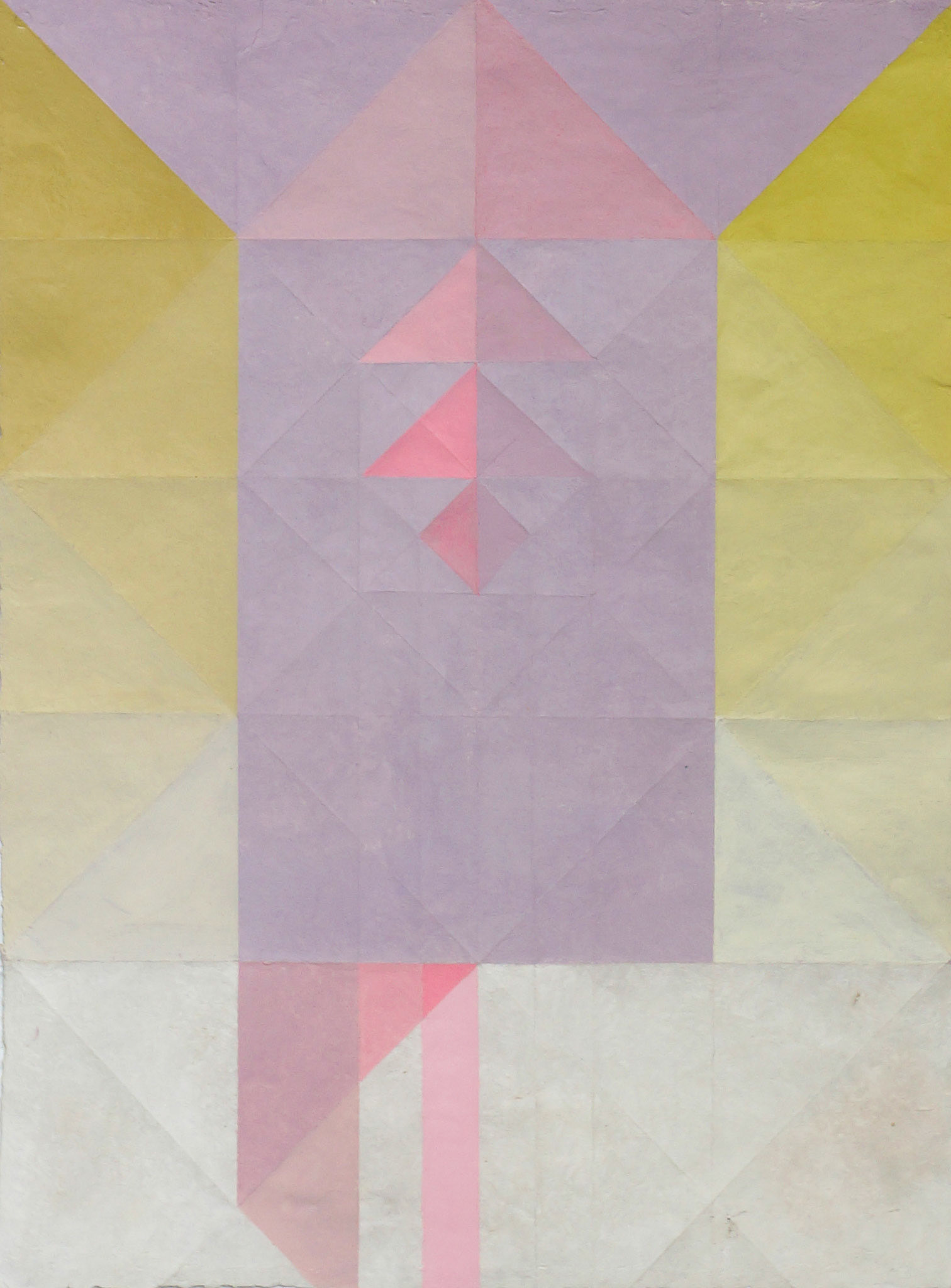 Macla 6 / 2016 Pintura acrílica sobre papel amate plegado 40 x 50 cm