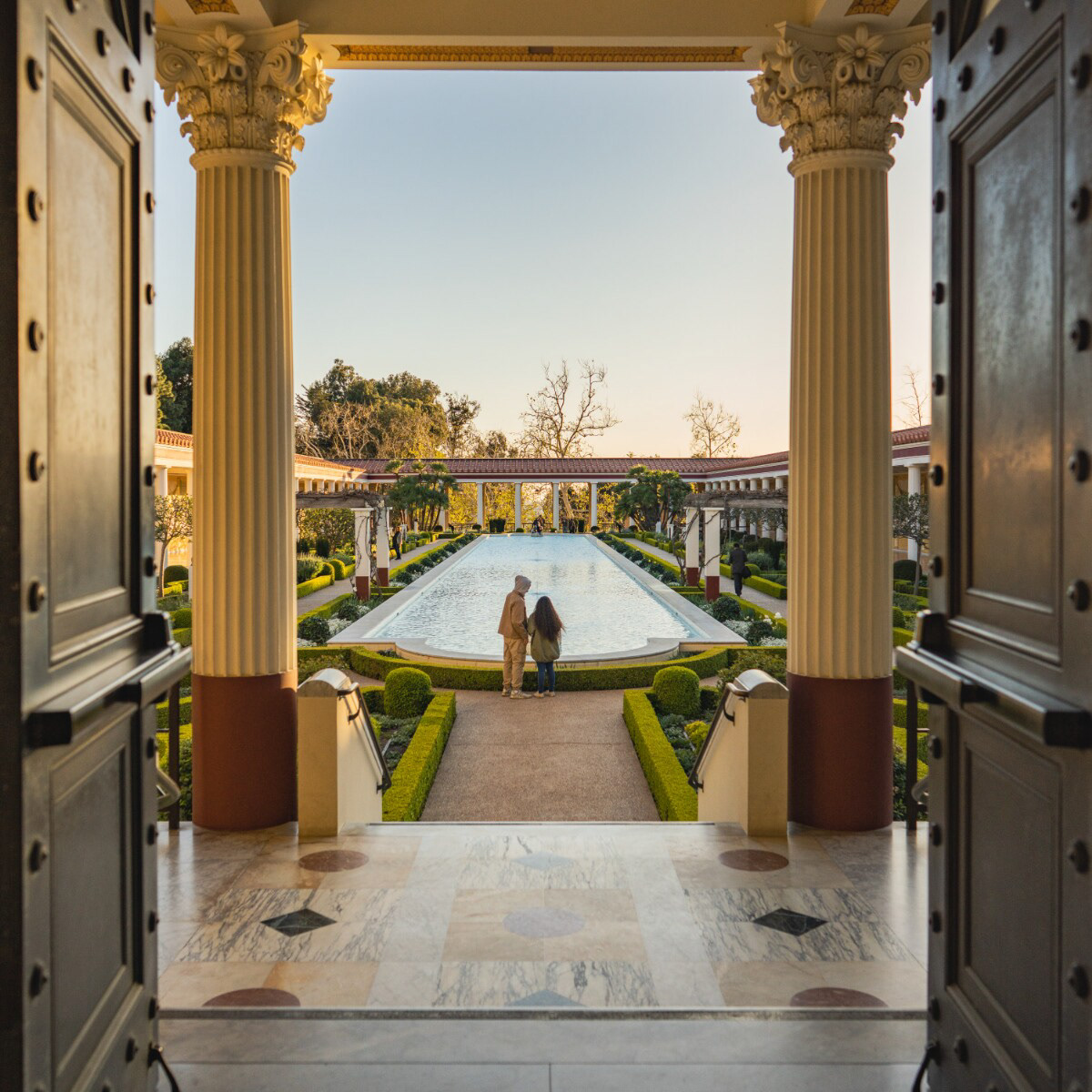 Getty Villa Museum Image from https://www.getty.edu/visit/villa/