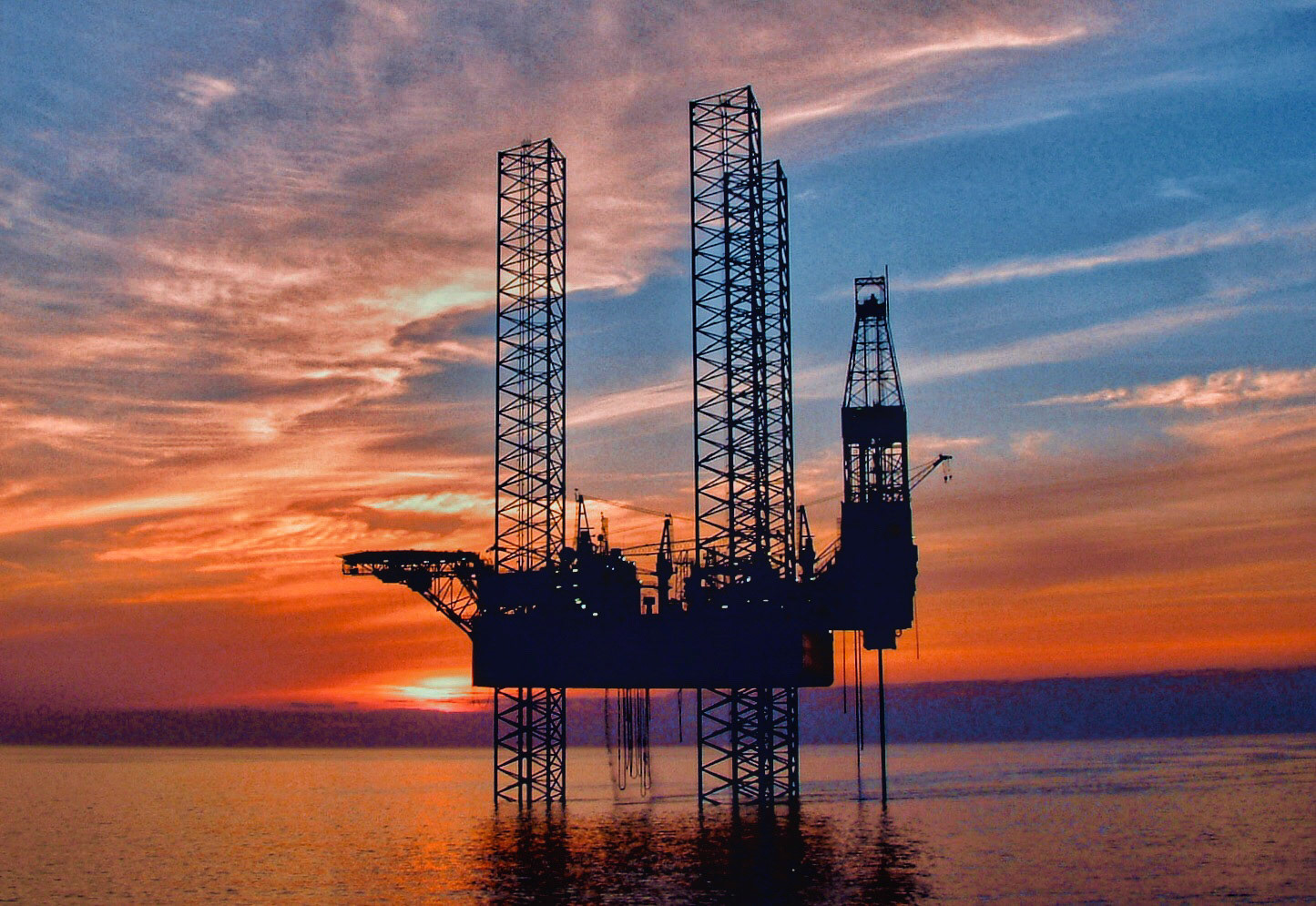 UK Offshore Sunset